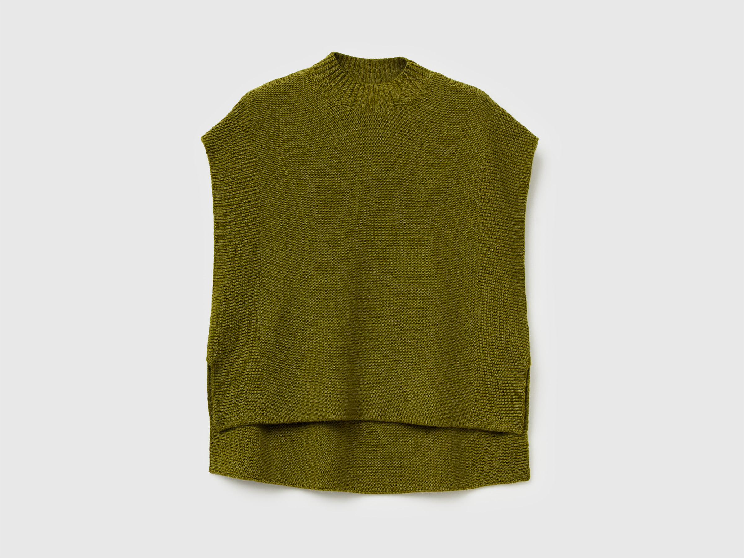Gilet col roulé en laine mélangée Gilet col roulé en laine mélangée