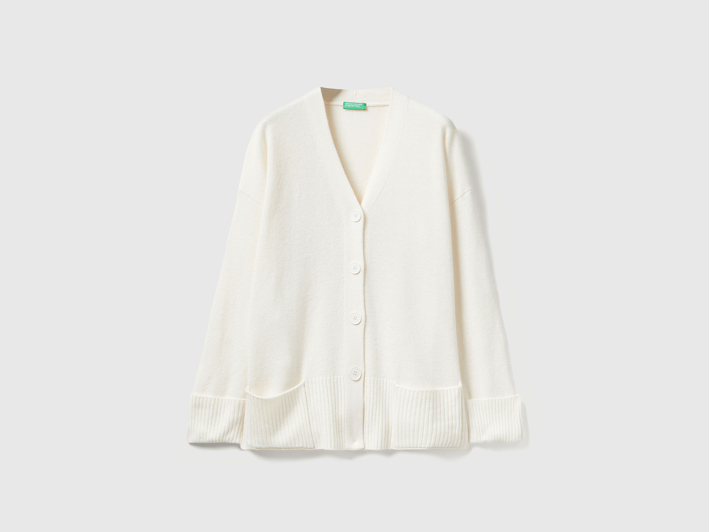 Cardigan oversize en laine mélangée Cardigan oversize en laine mélangée