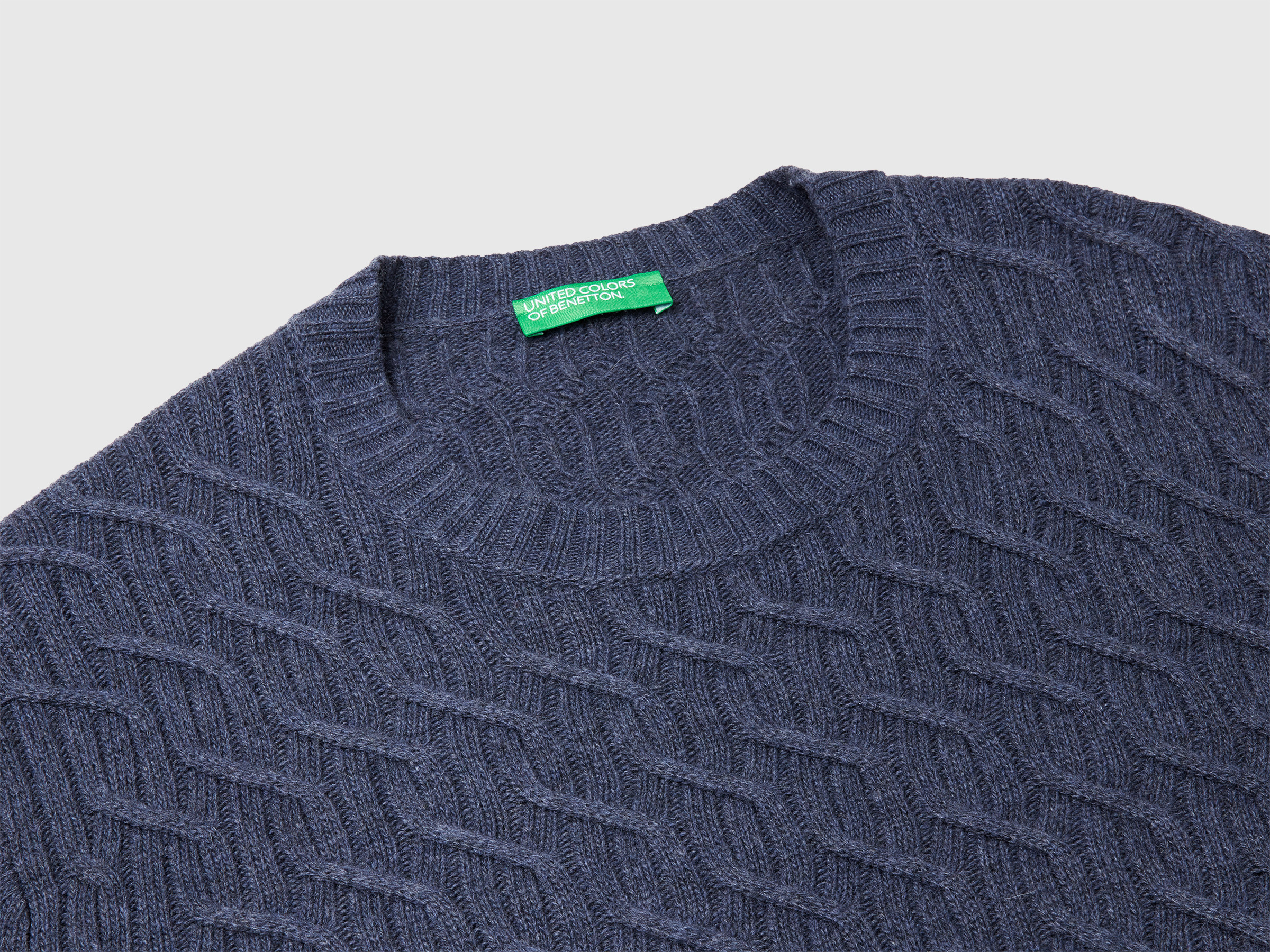 Pull en maille torsadée en mélange de cachemire – Image 3