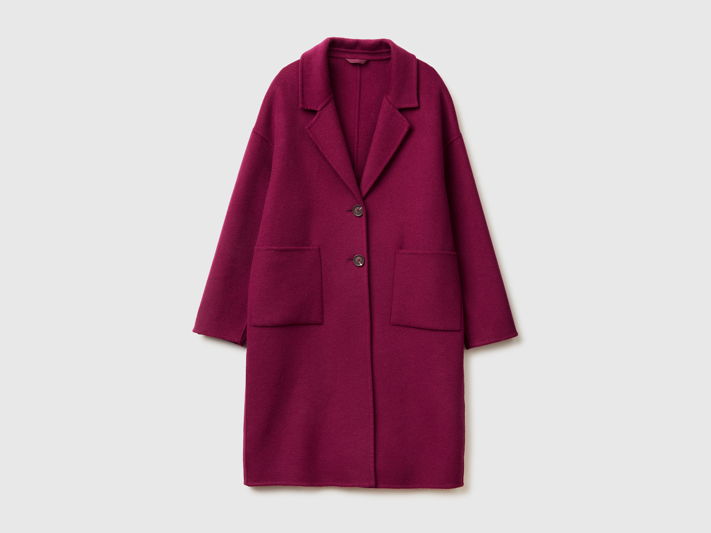Manteau midi en laine mélangée Manteau midi en laine mélangée