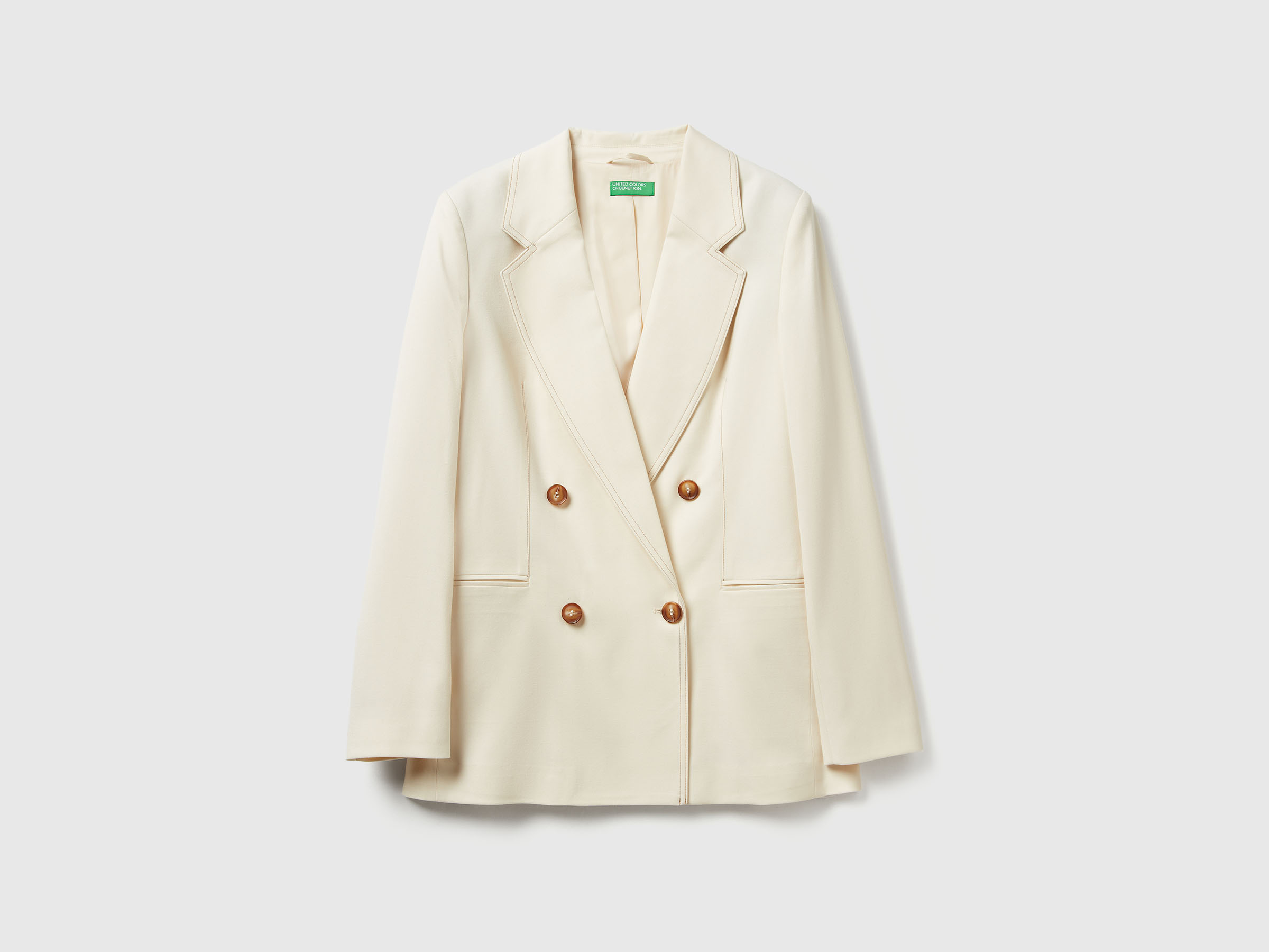 Veste croisée en mélange de viscose Veste croisée en mélange de viscose