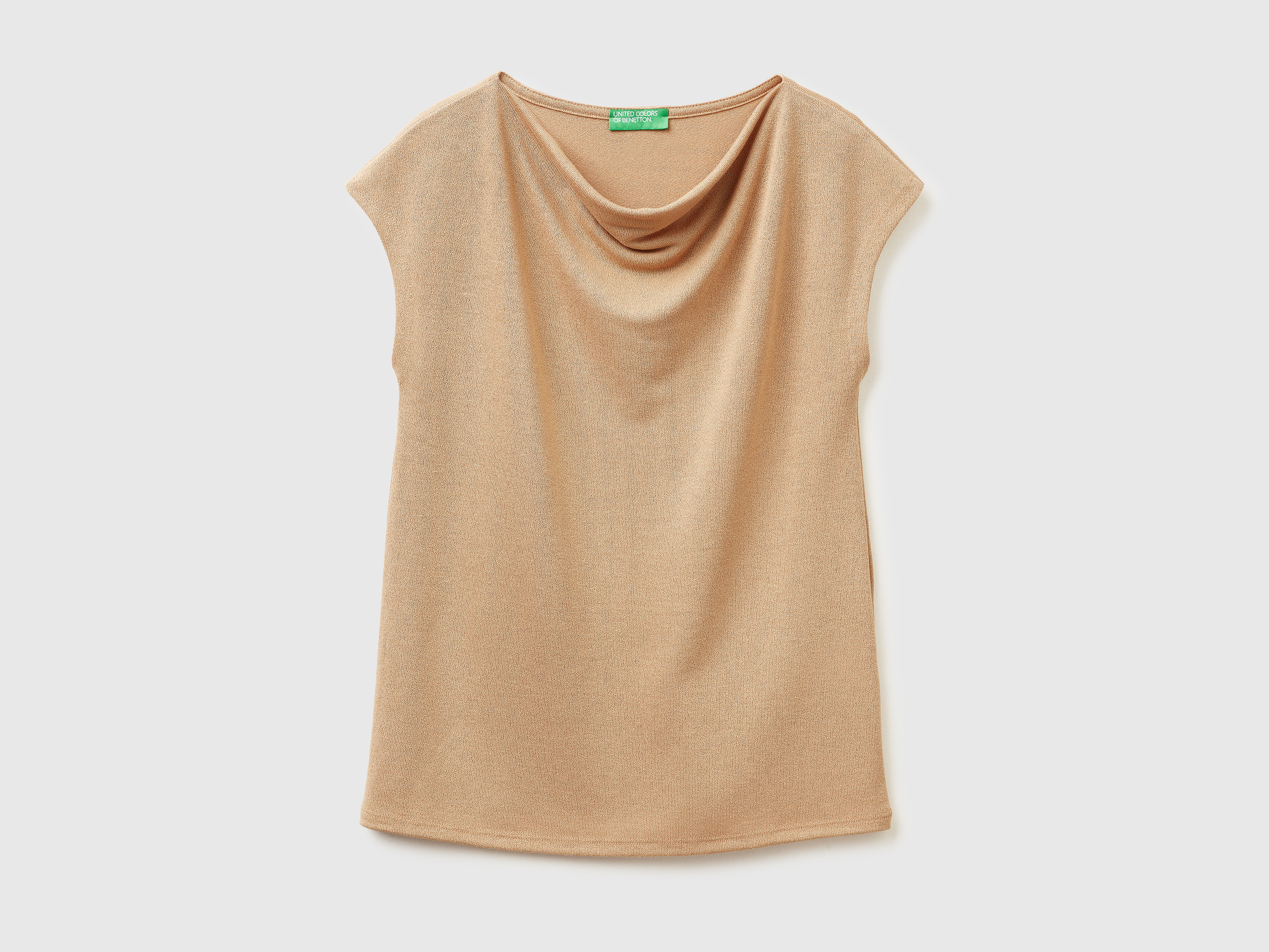 T-shirt en crêpe sans manches T-shirt en crêpe sans manches