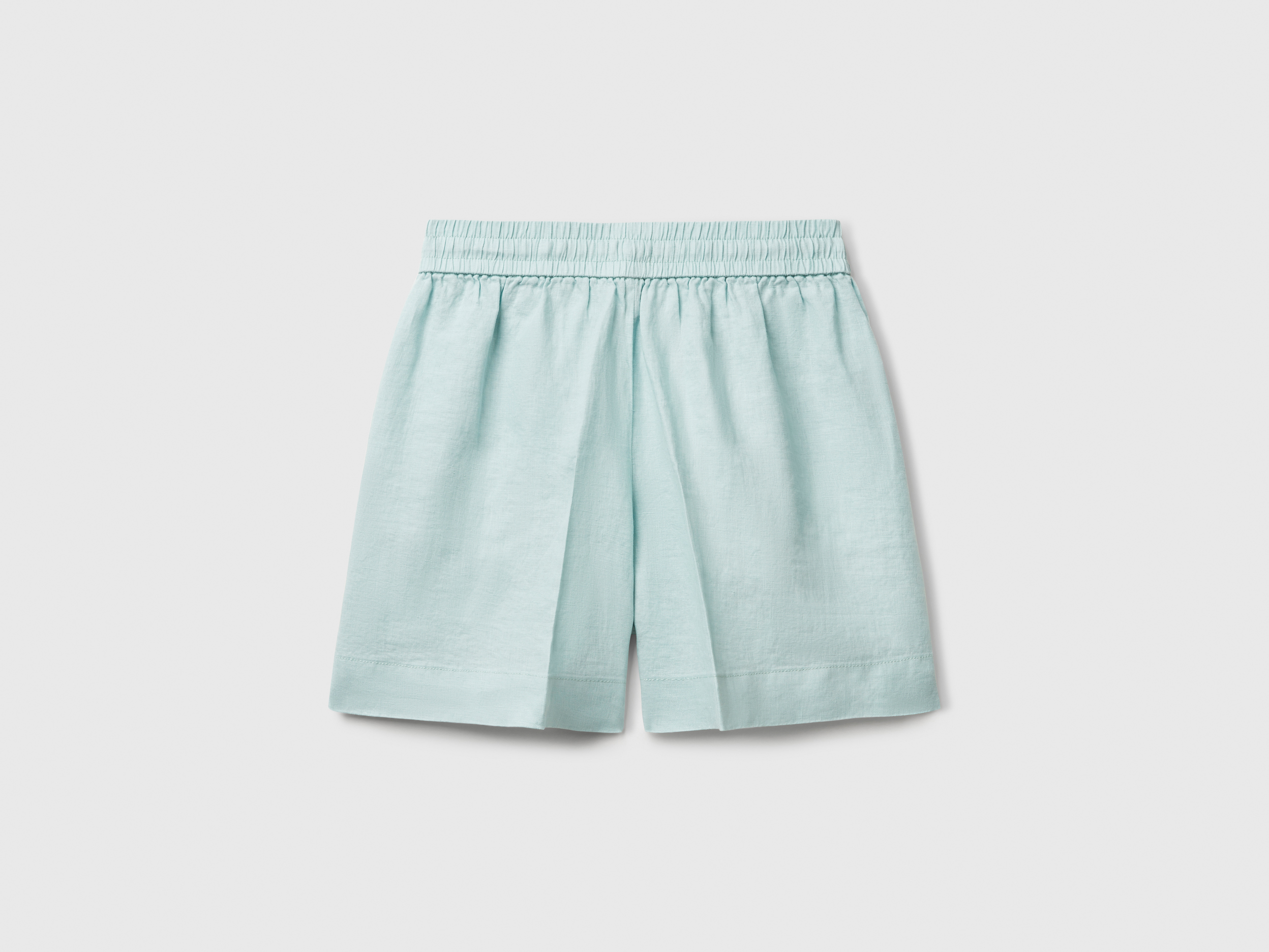 Short en pur lin avec cordon de serrage – Image 2