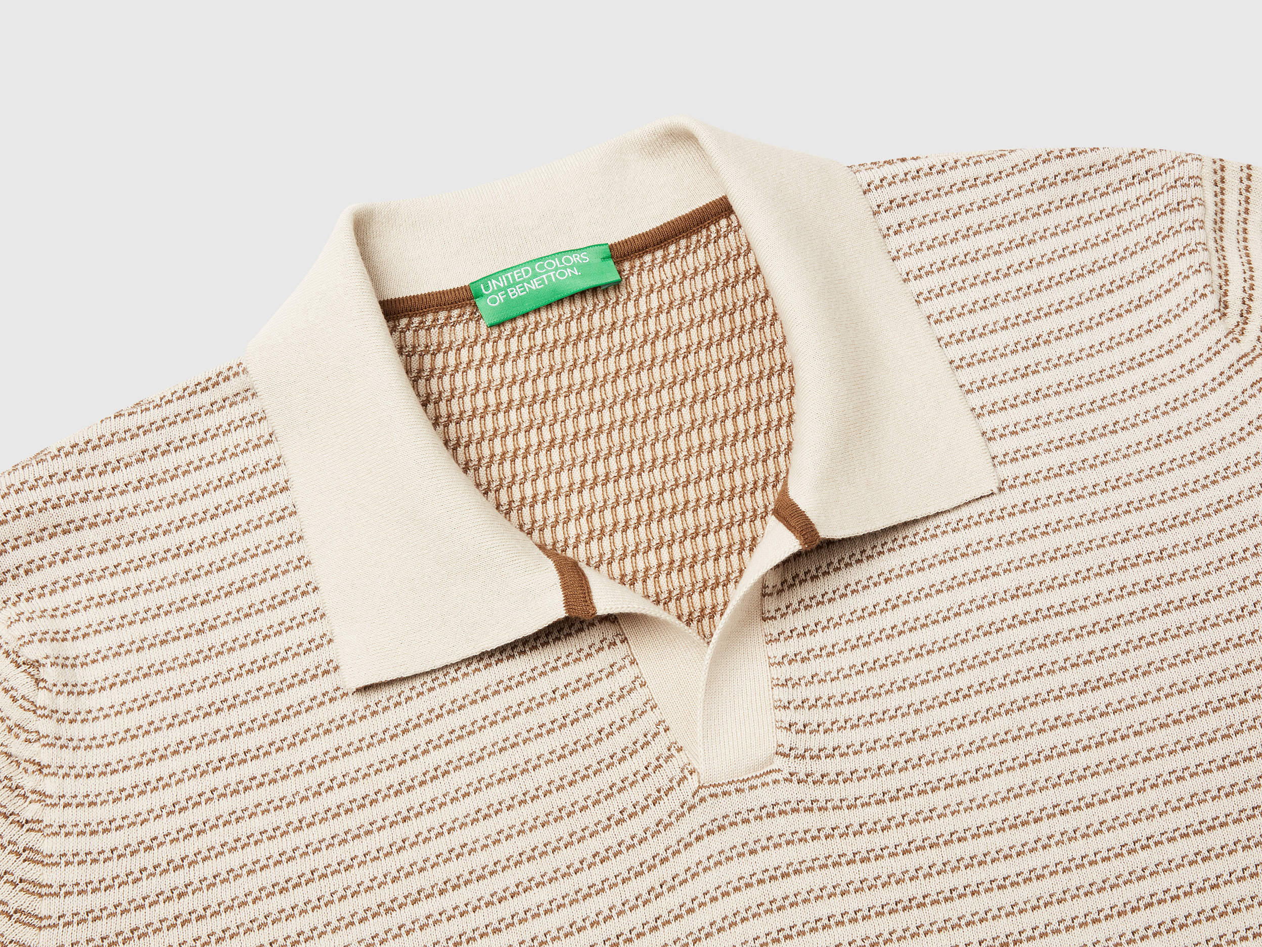 Polo chiné en pur coton – Image 3