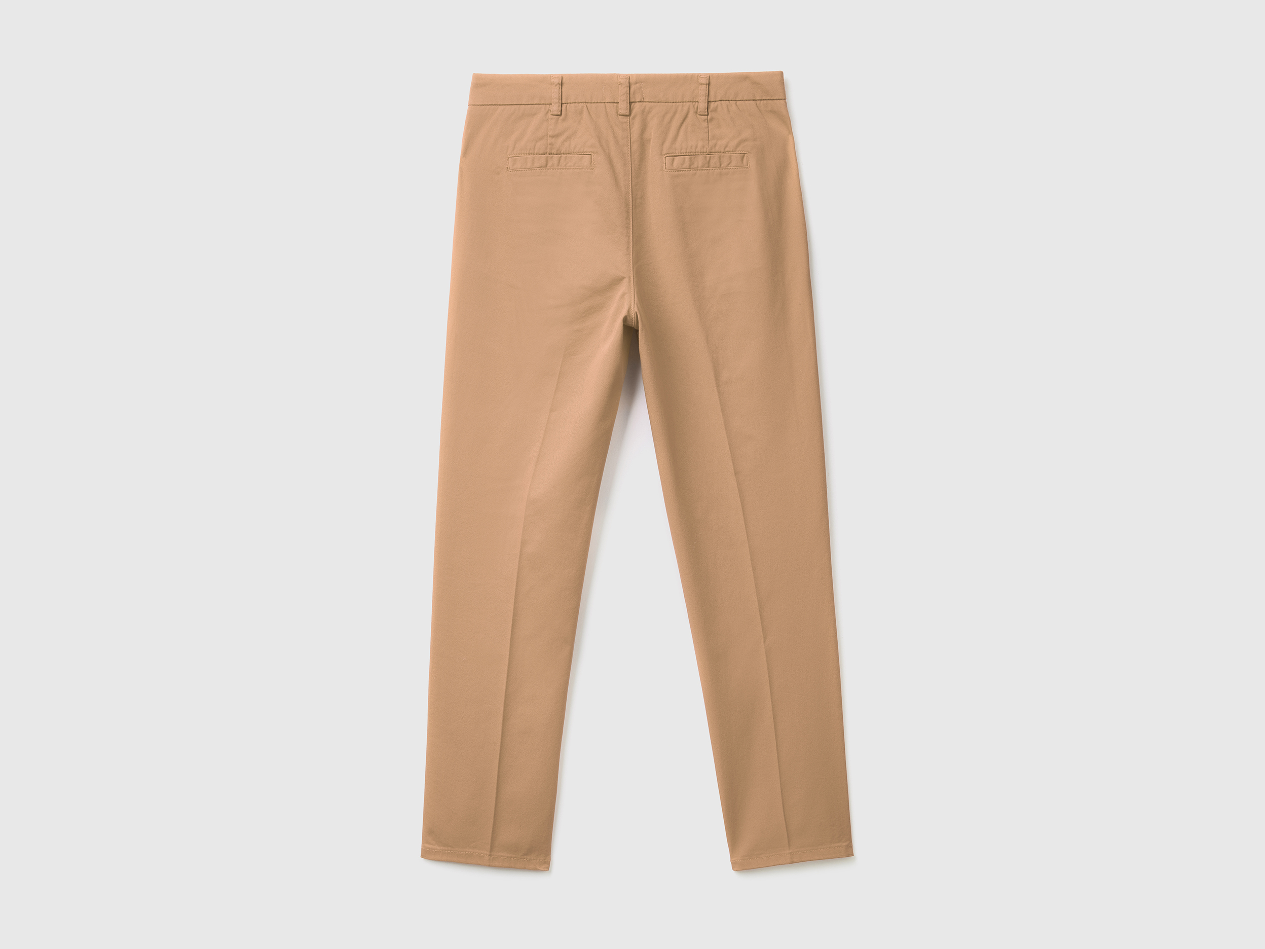 Chino slim camel en coton – Image 2