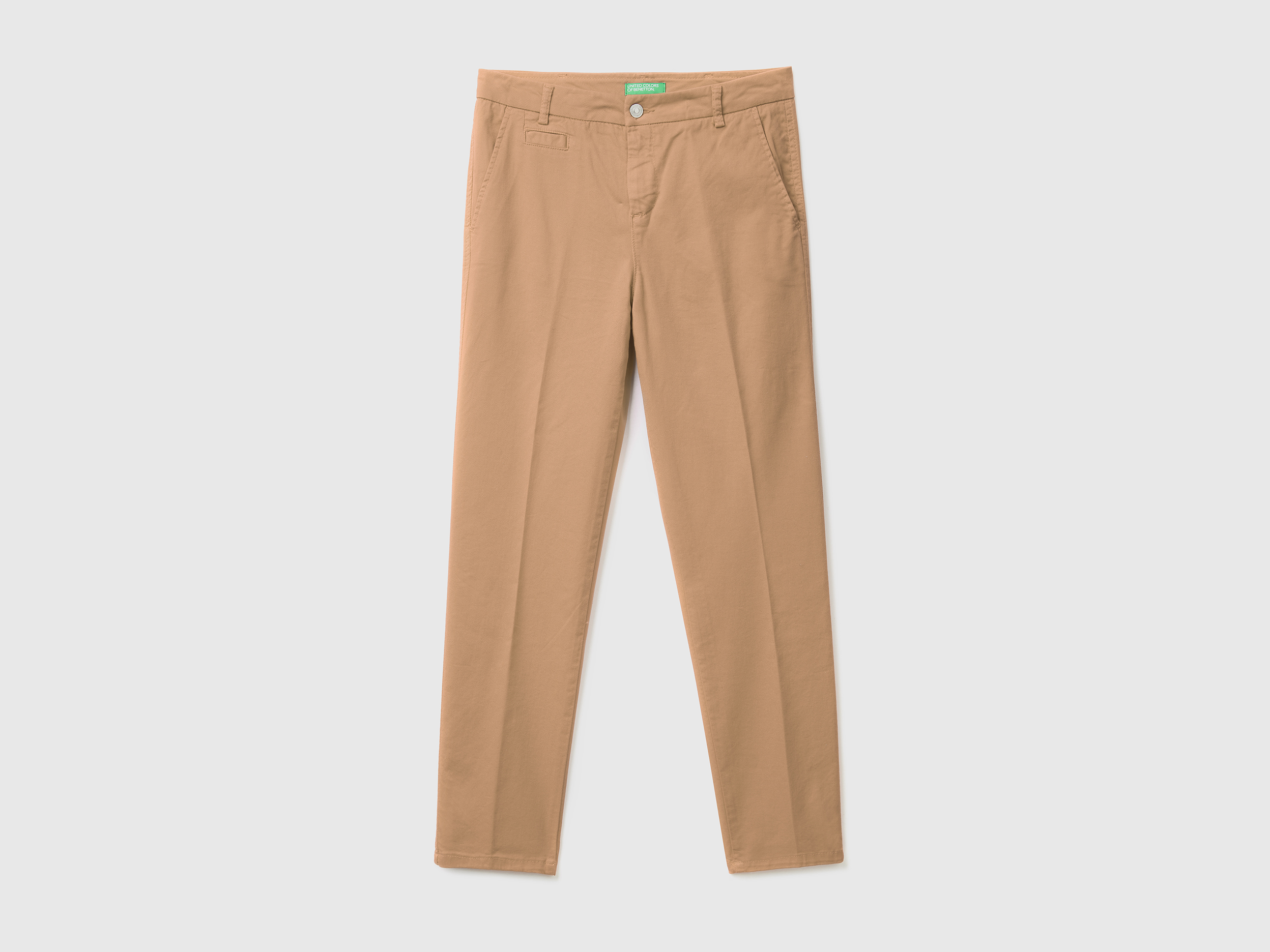 Chino slim camel en coton Chino slim camel en coton