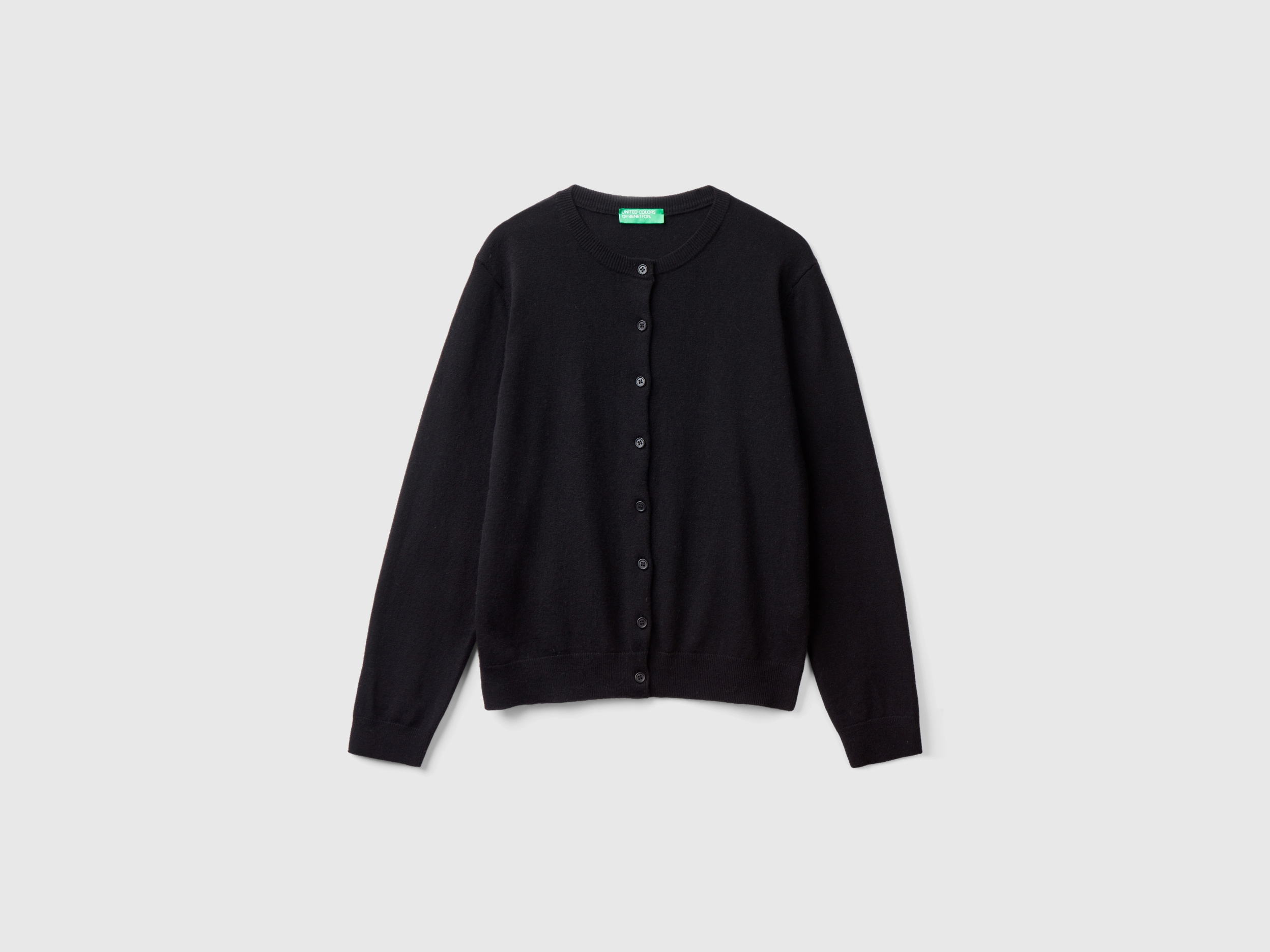 Gilet noir en mélange de laine et de cachemire Gilet noir en mélange de laine et de cachemire