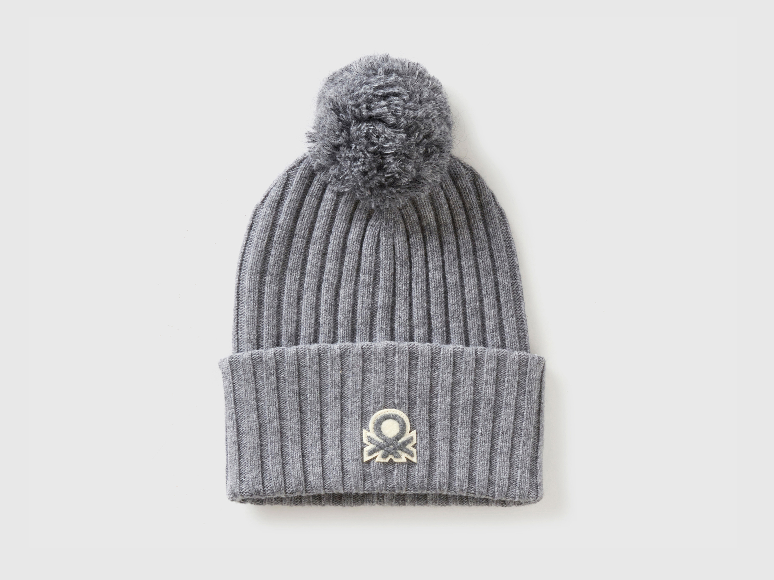 Bonnet à logo et pompon Bonnet à logo et pompon