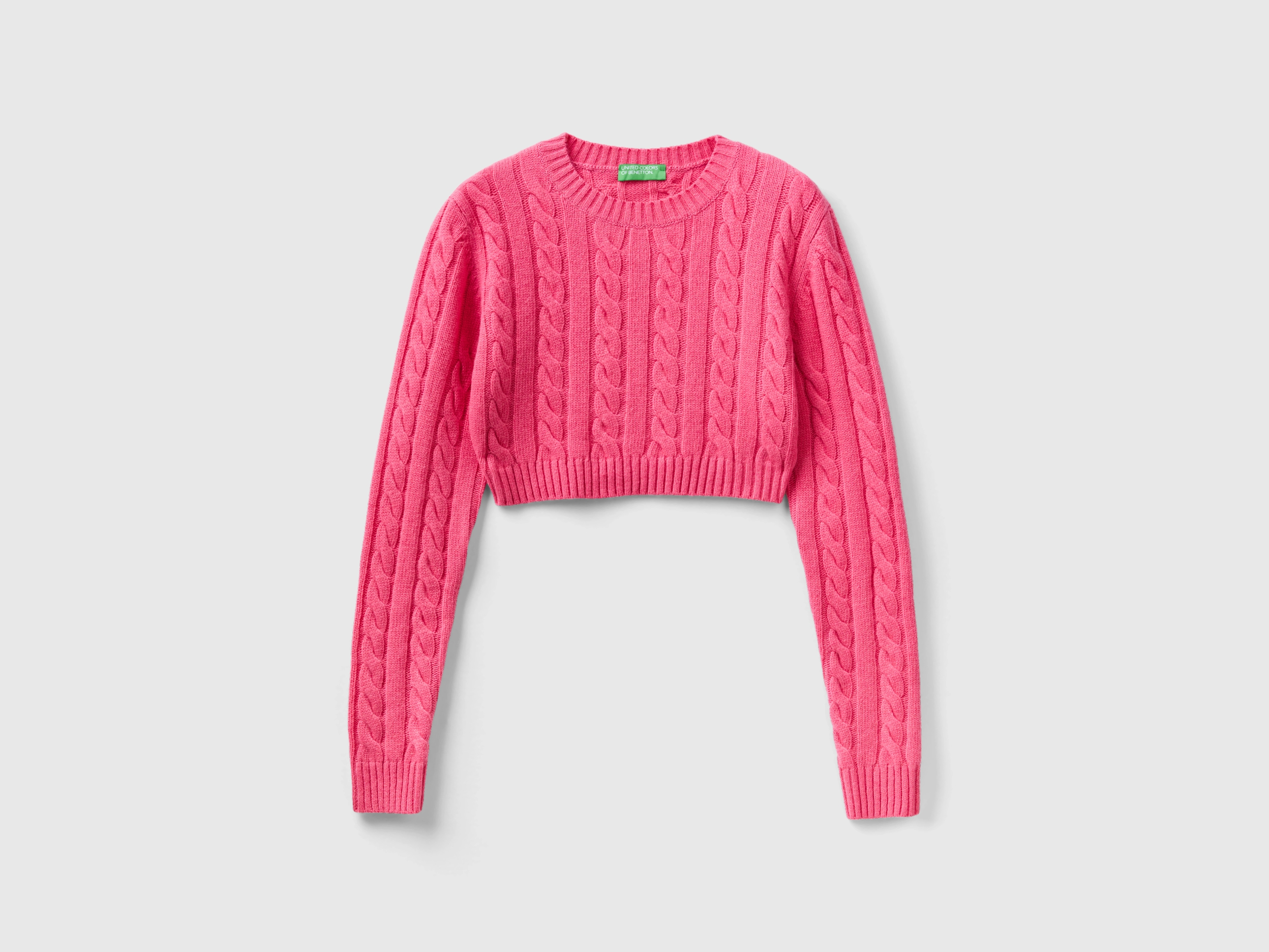 Pull cropped torsadé Pull cropped torsadé