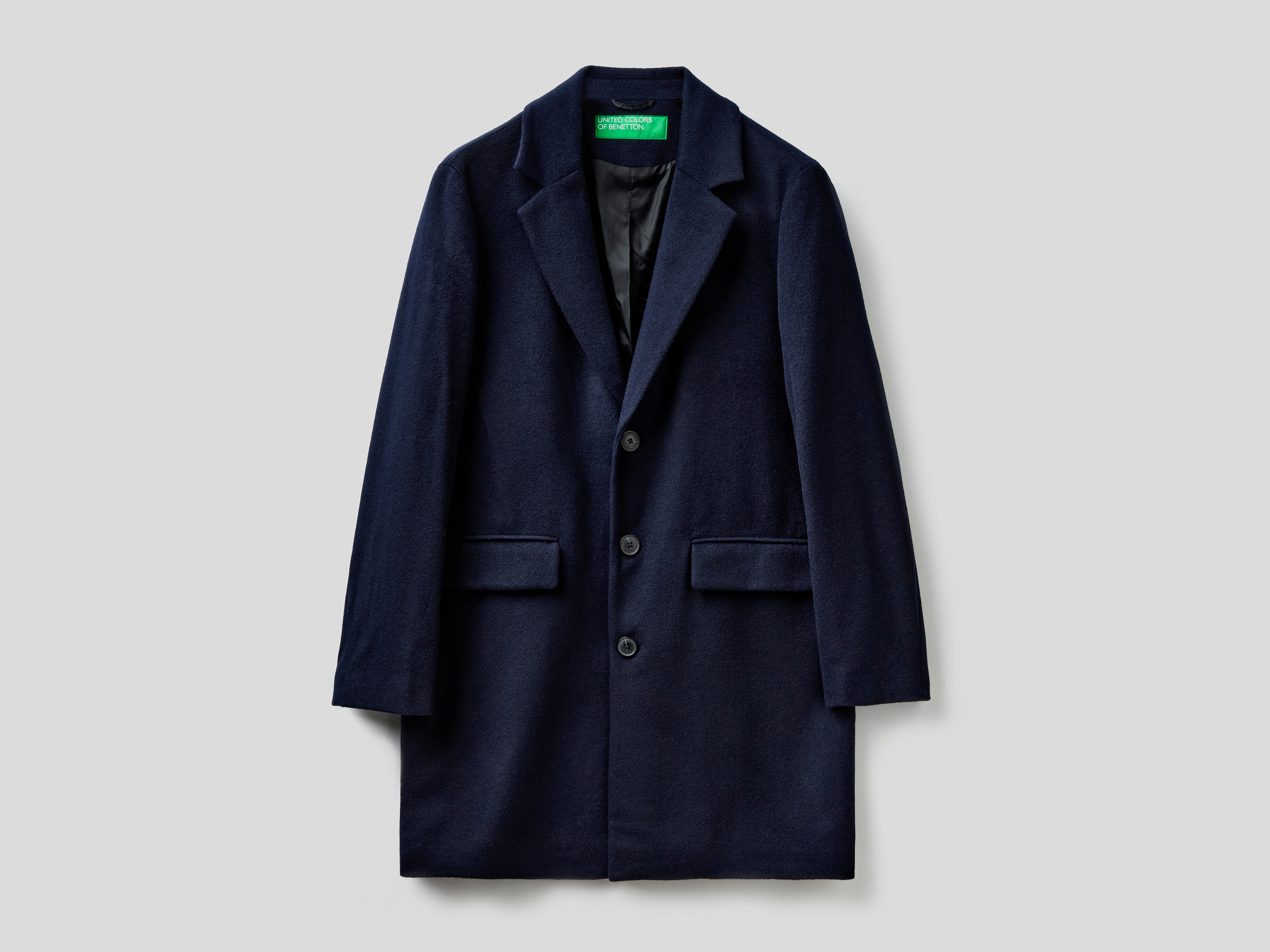 Manteau doublé en mélange de laine Manteau doublé en mélange de laine