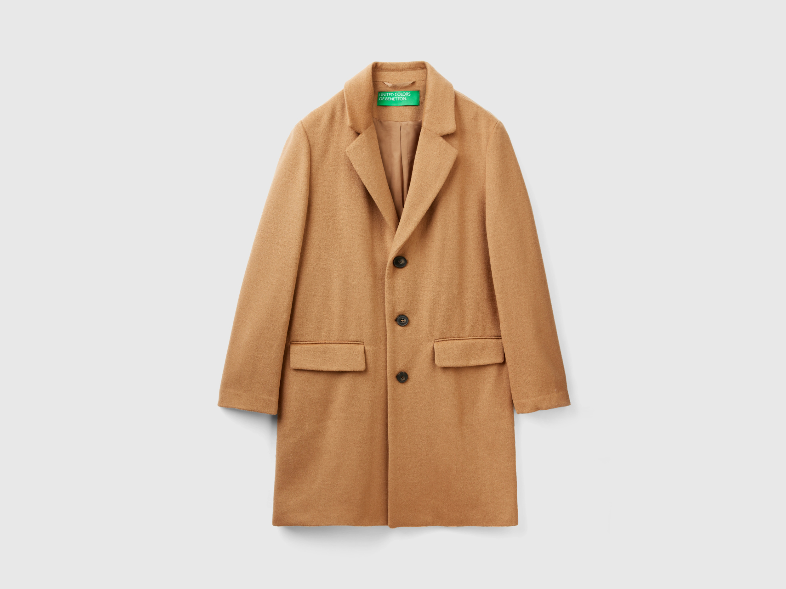 Manteau doublé en mélange de laine Manteau doublé en mélange de laine