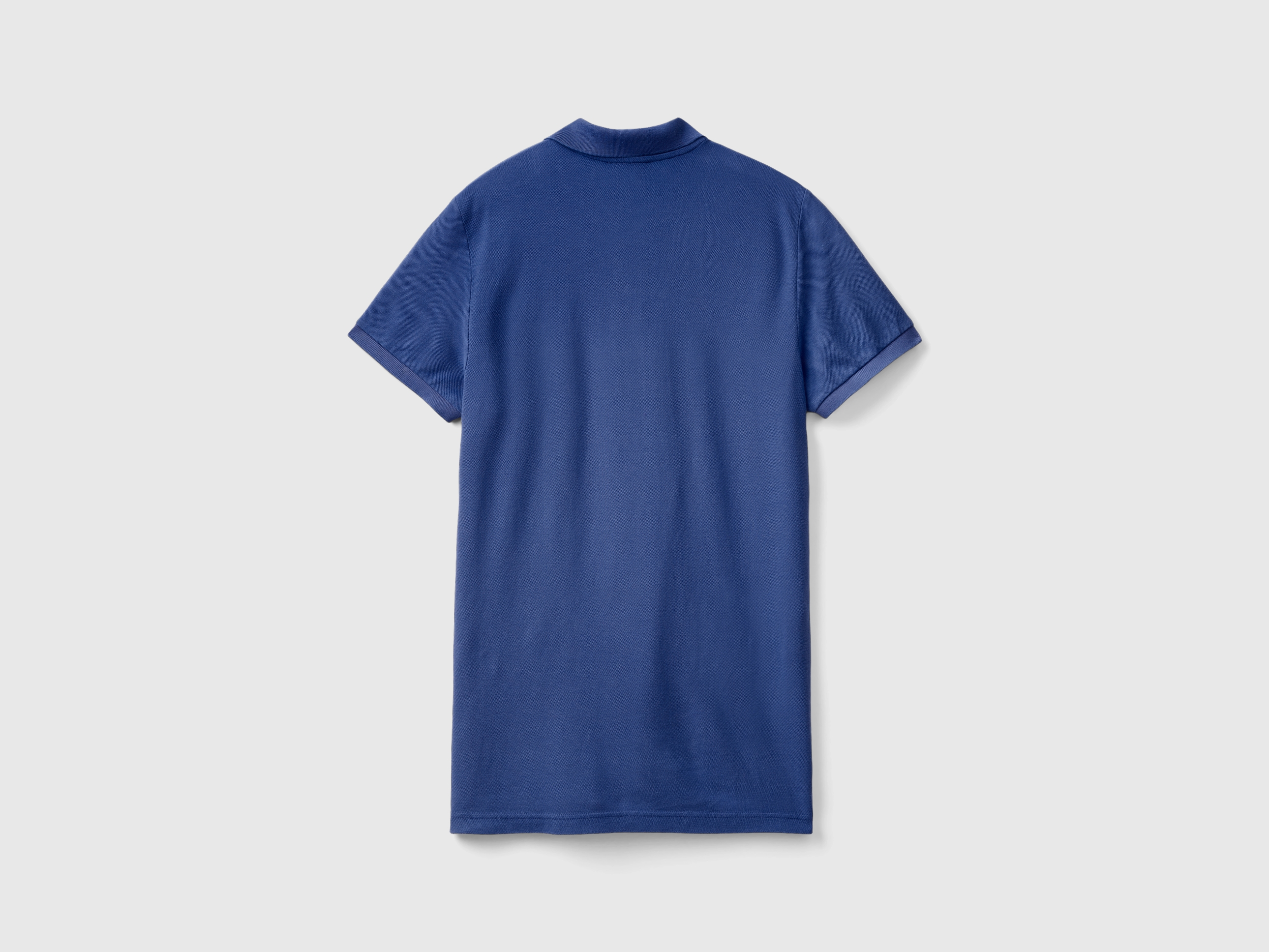 Polo bleu avio coupe slim – Image 2