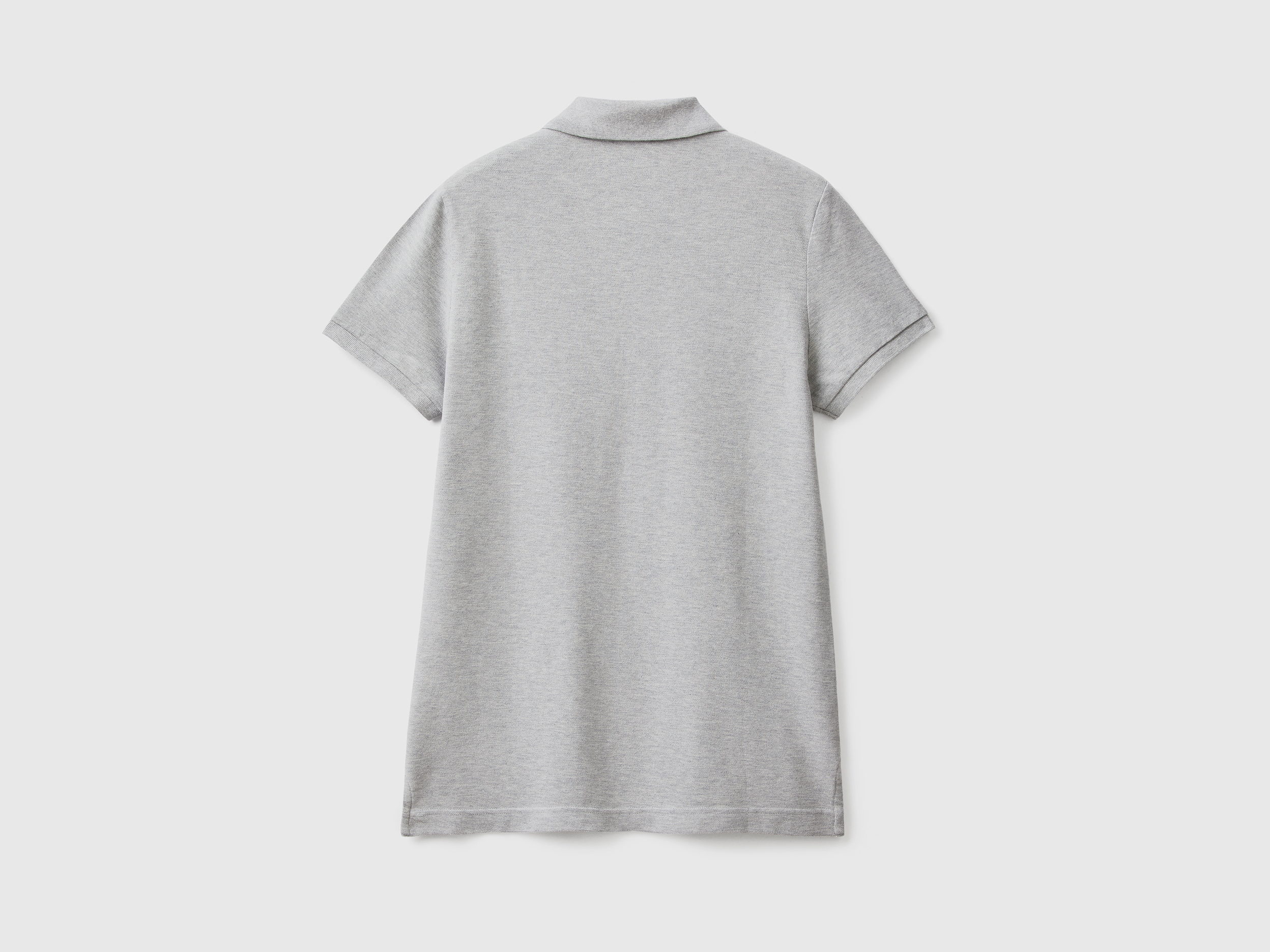 Polo gris mélangé coupe slim – Image 2