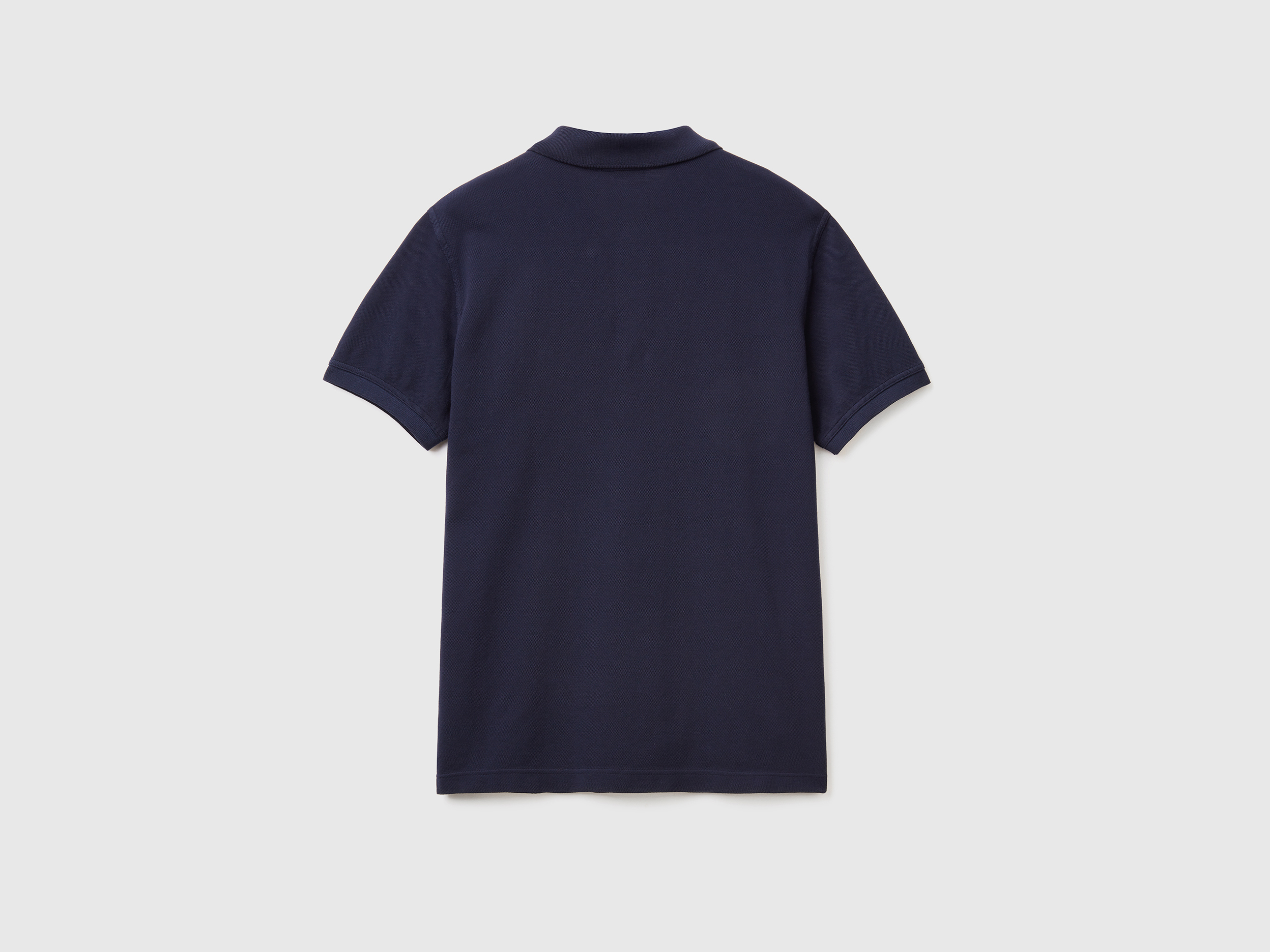 Polo bleu foncé coupe droite – Image 2