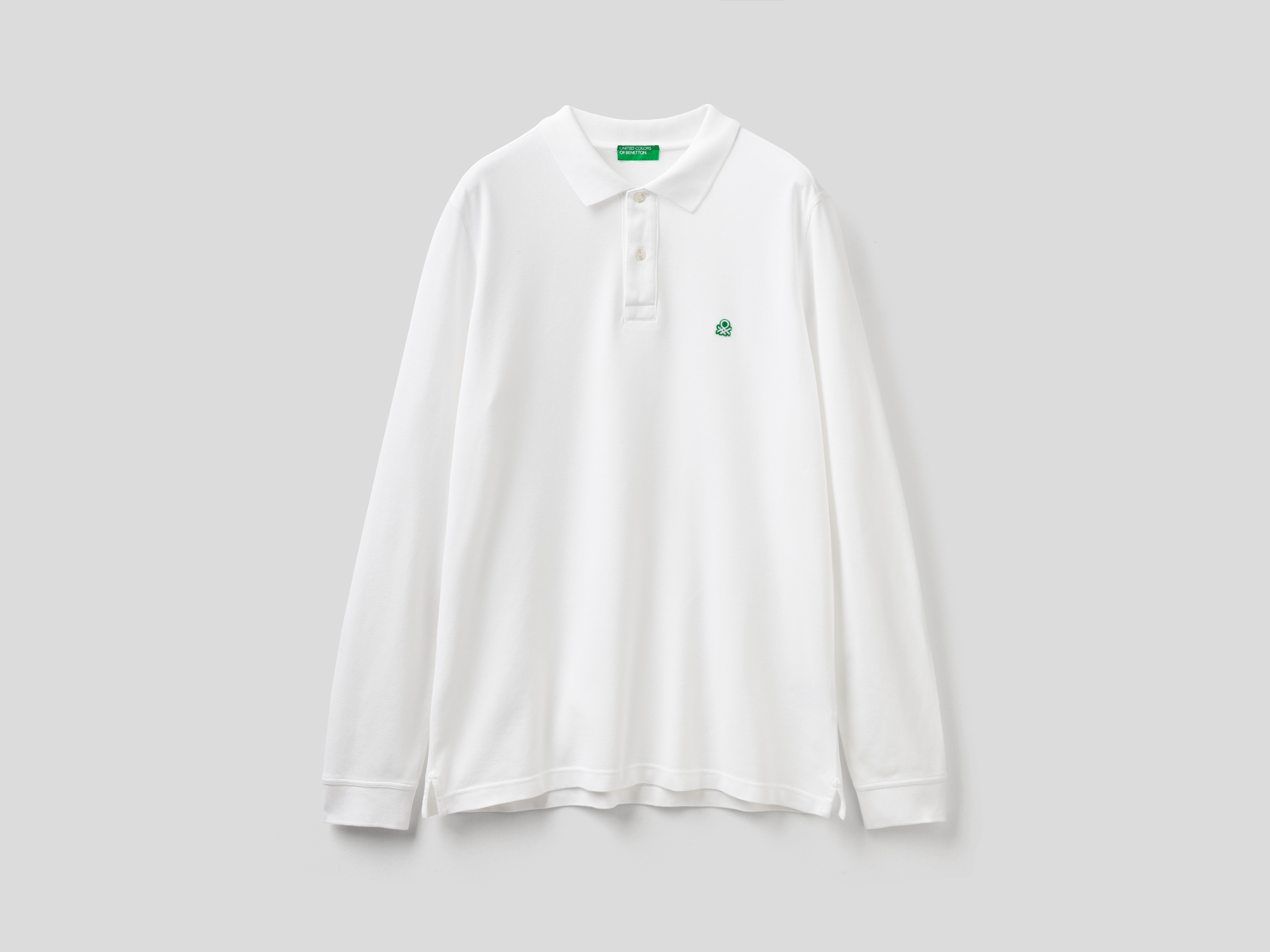 Polo à manches longues en 100% coton Polo à manches longues en 100% coton