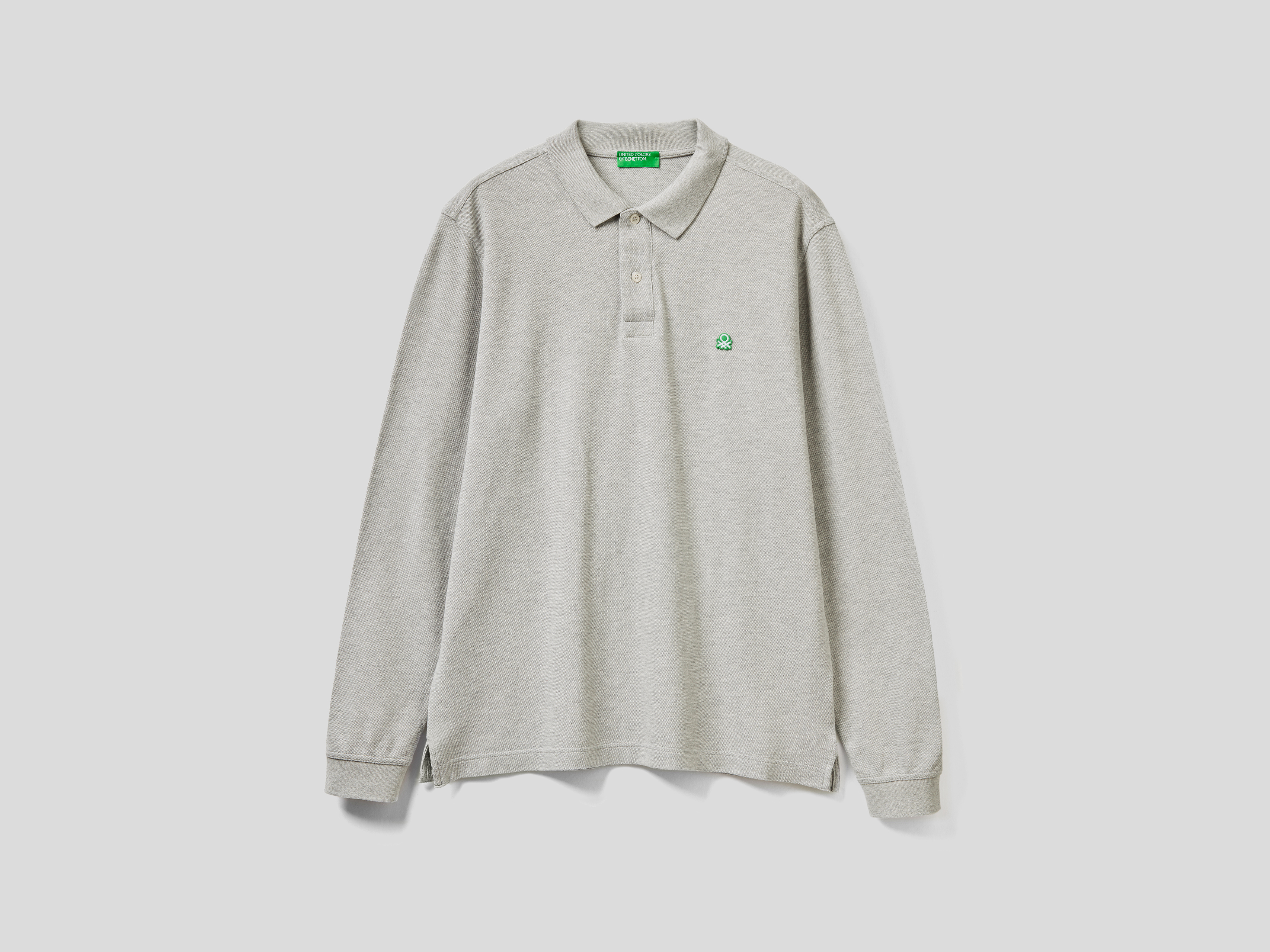 Polo à manches longues en 100% coton Polo à manches longues en 100% coton