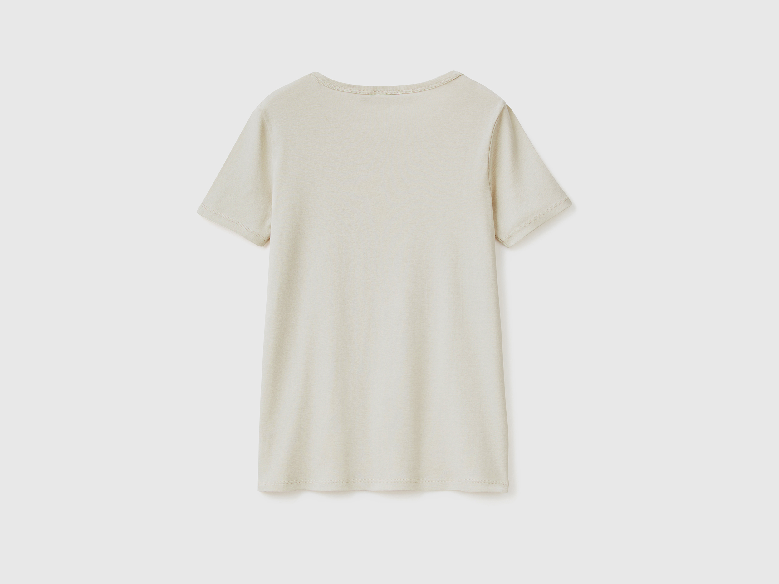 T-shirt 100% coton avec logo imprimé pailleté – Image 2