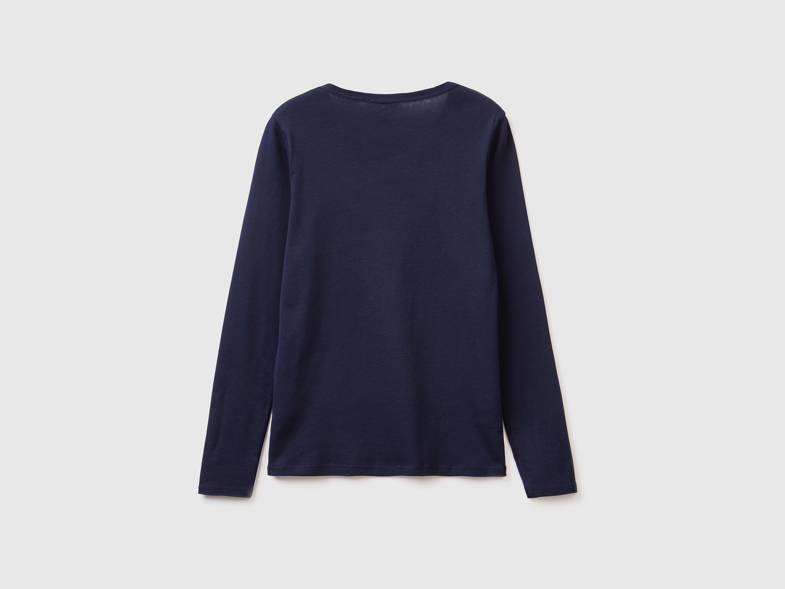 T-shirt manches longues en pur coton – Image 2
