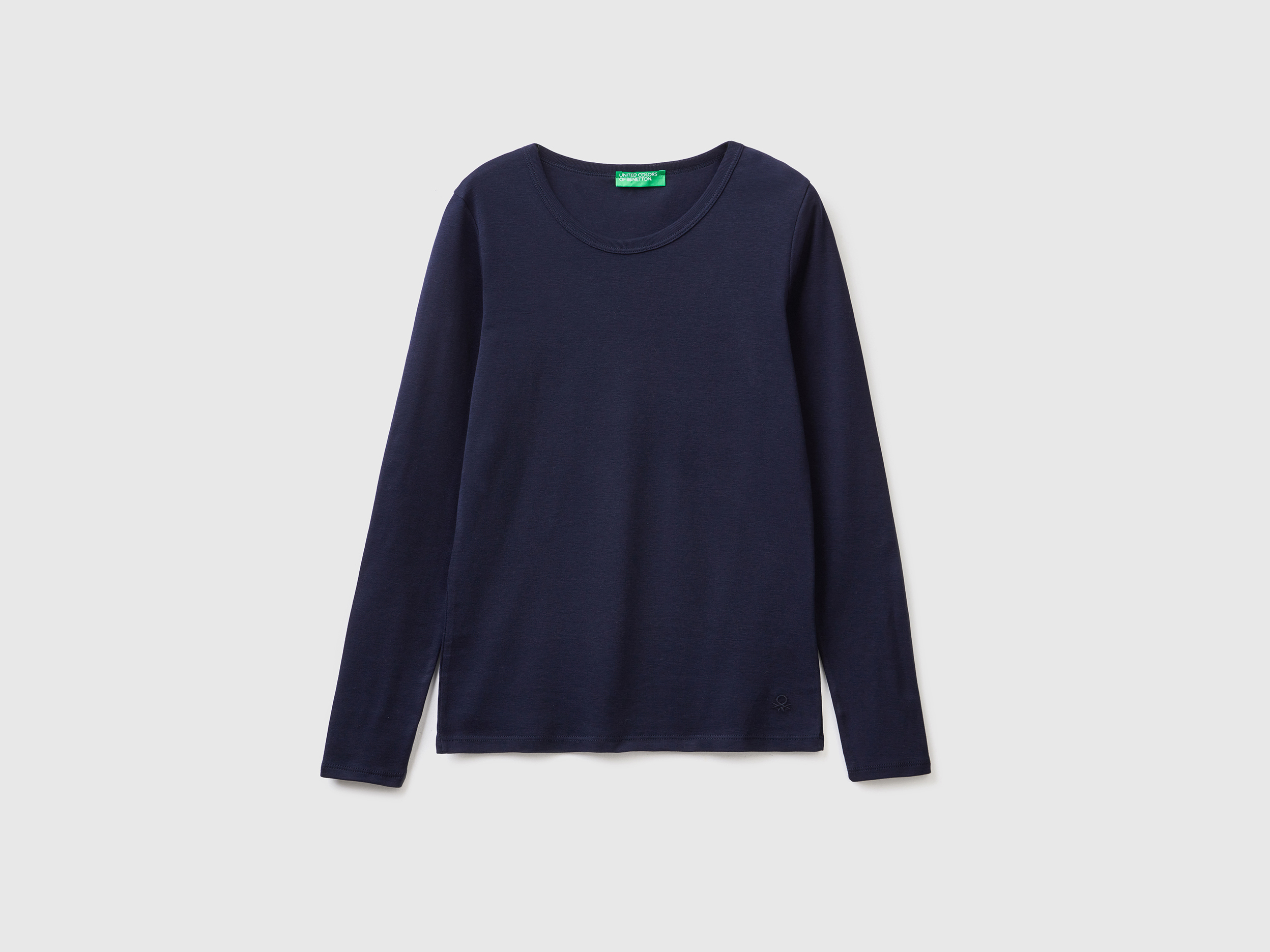 T-shirt manches longues en pur coton T-shirt manches longues en pur coton
