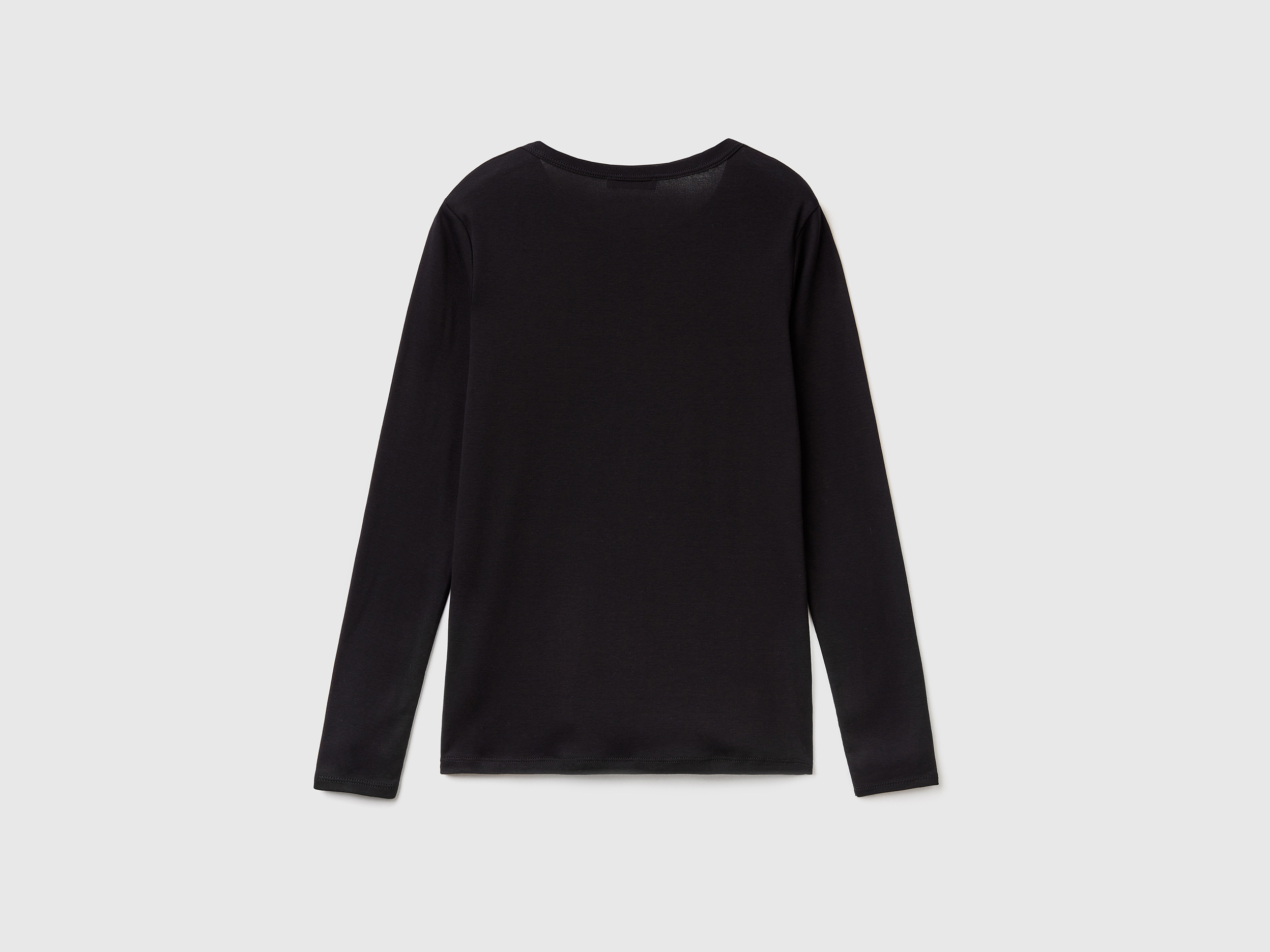 T-shirt manches longues en pur coton – Image 2