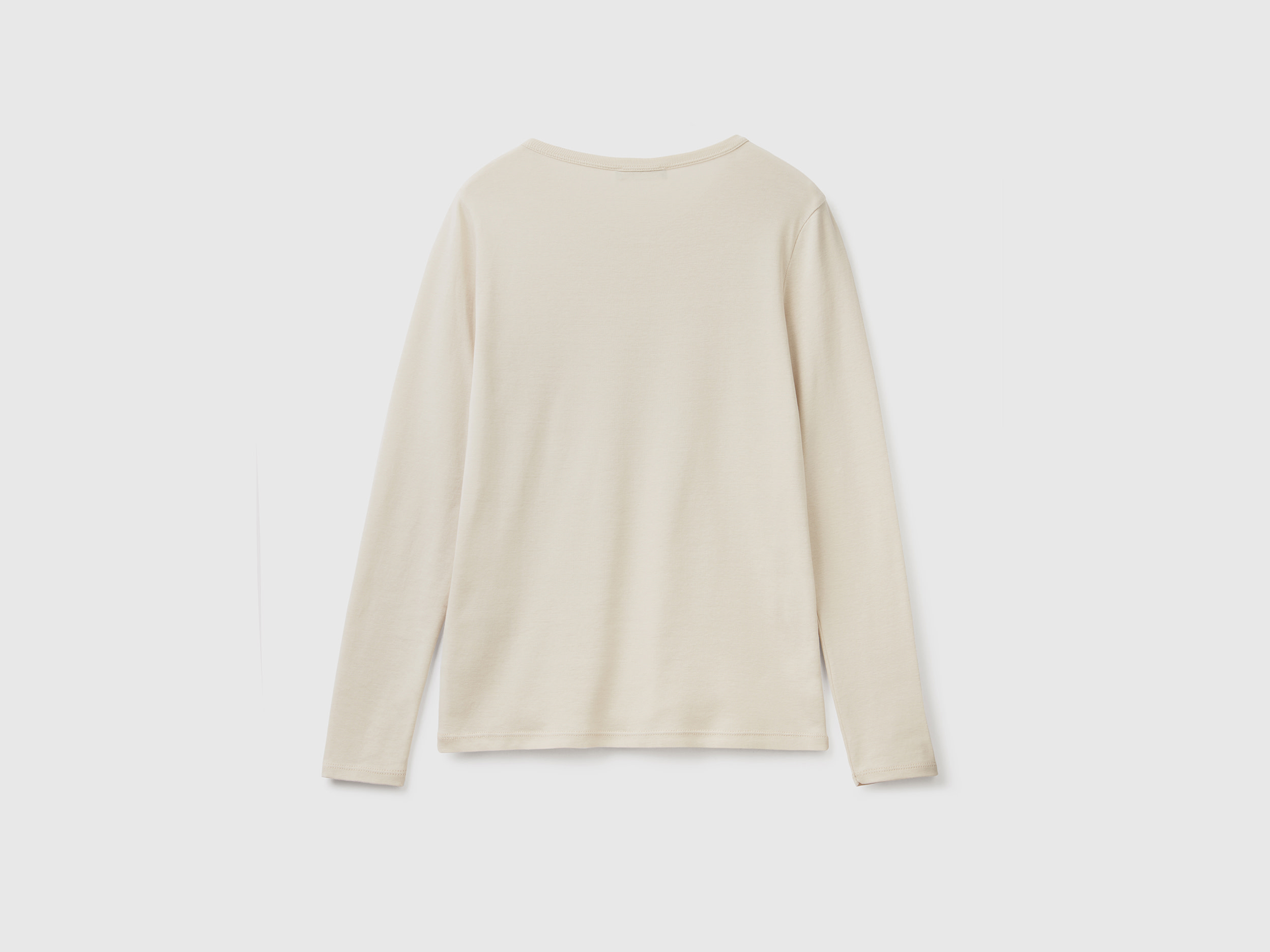 T-shirt manches longues en pur coton – Image 2