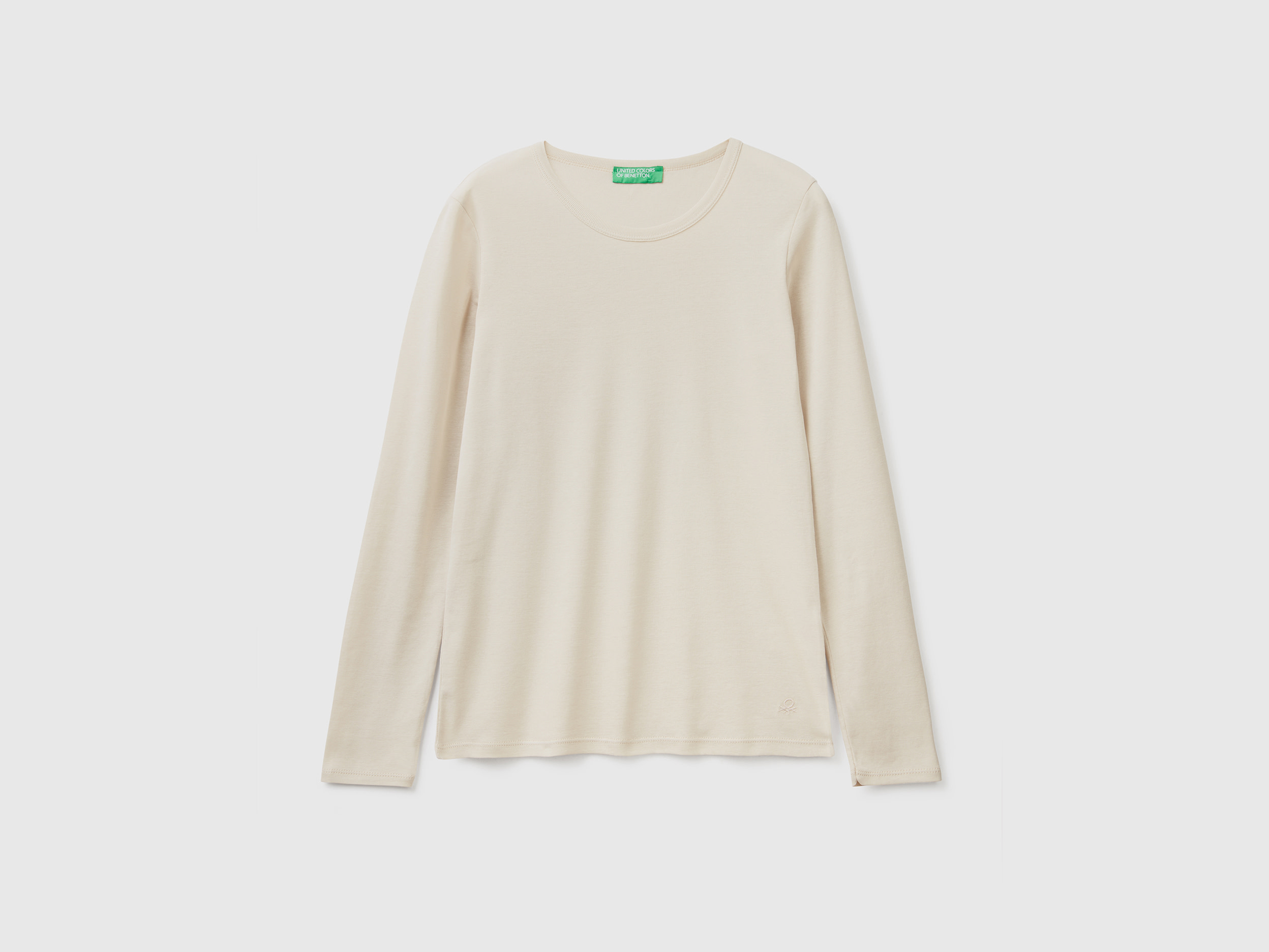 T-shirt manches longues en pur coton T-shirt manches longues en pur coton