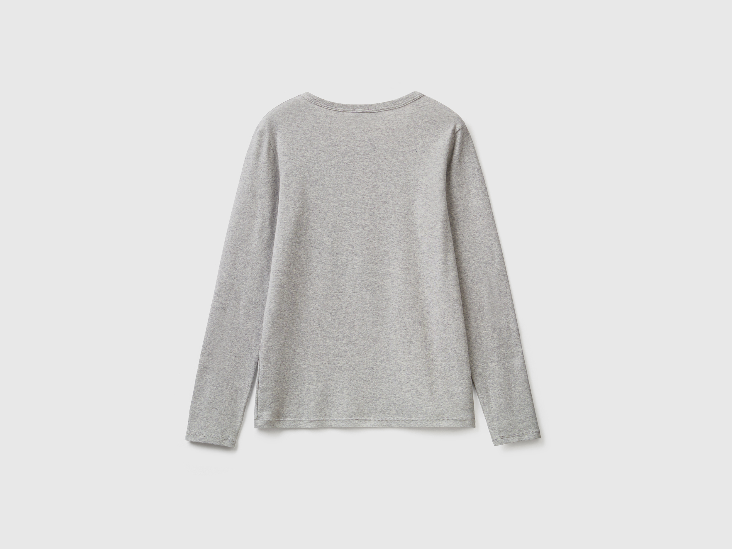 T-shirt manches longues en pur coton – Image 2