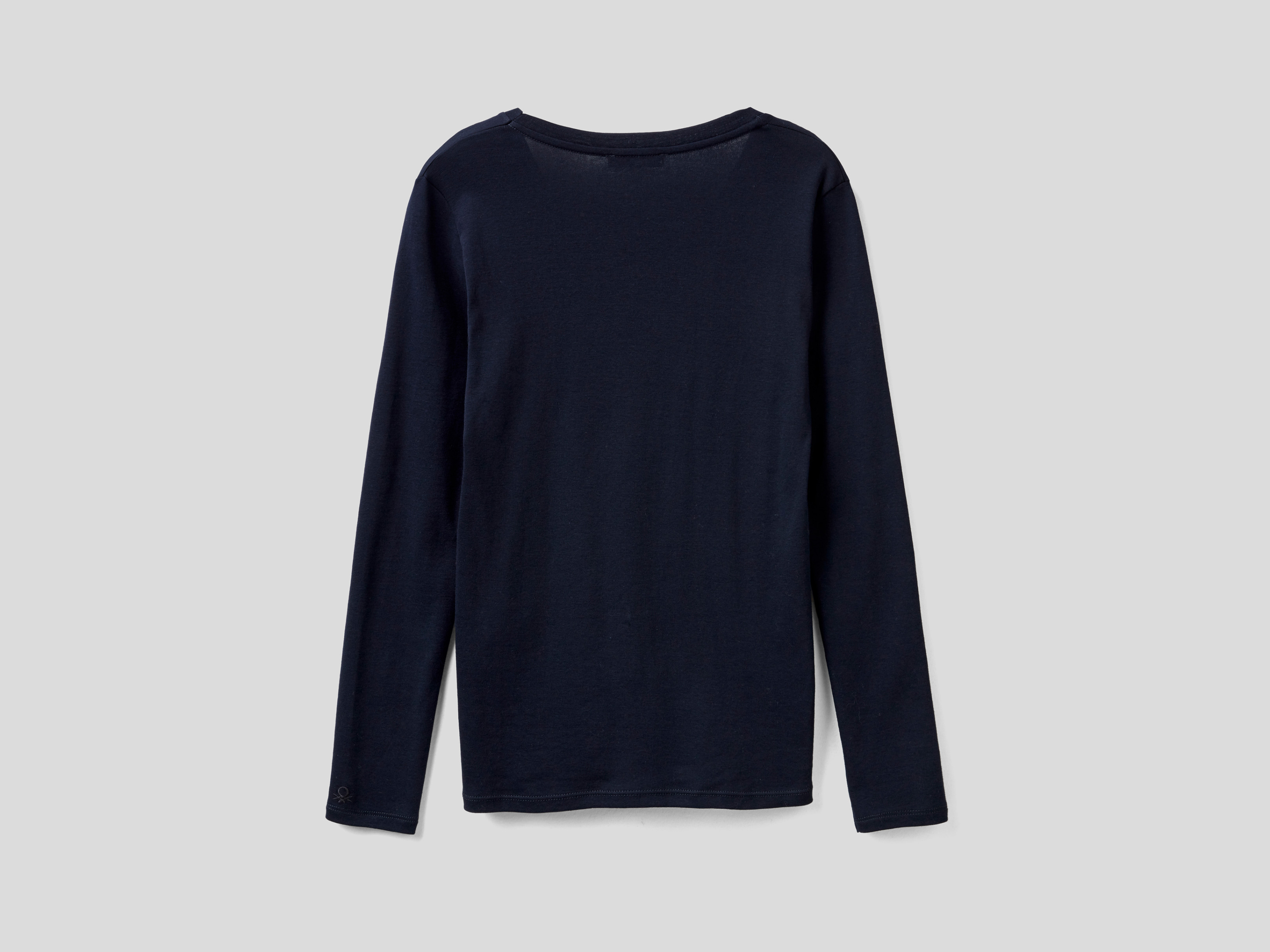 T-shirt à manches longues avec col en V – Image 2