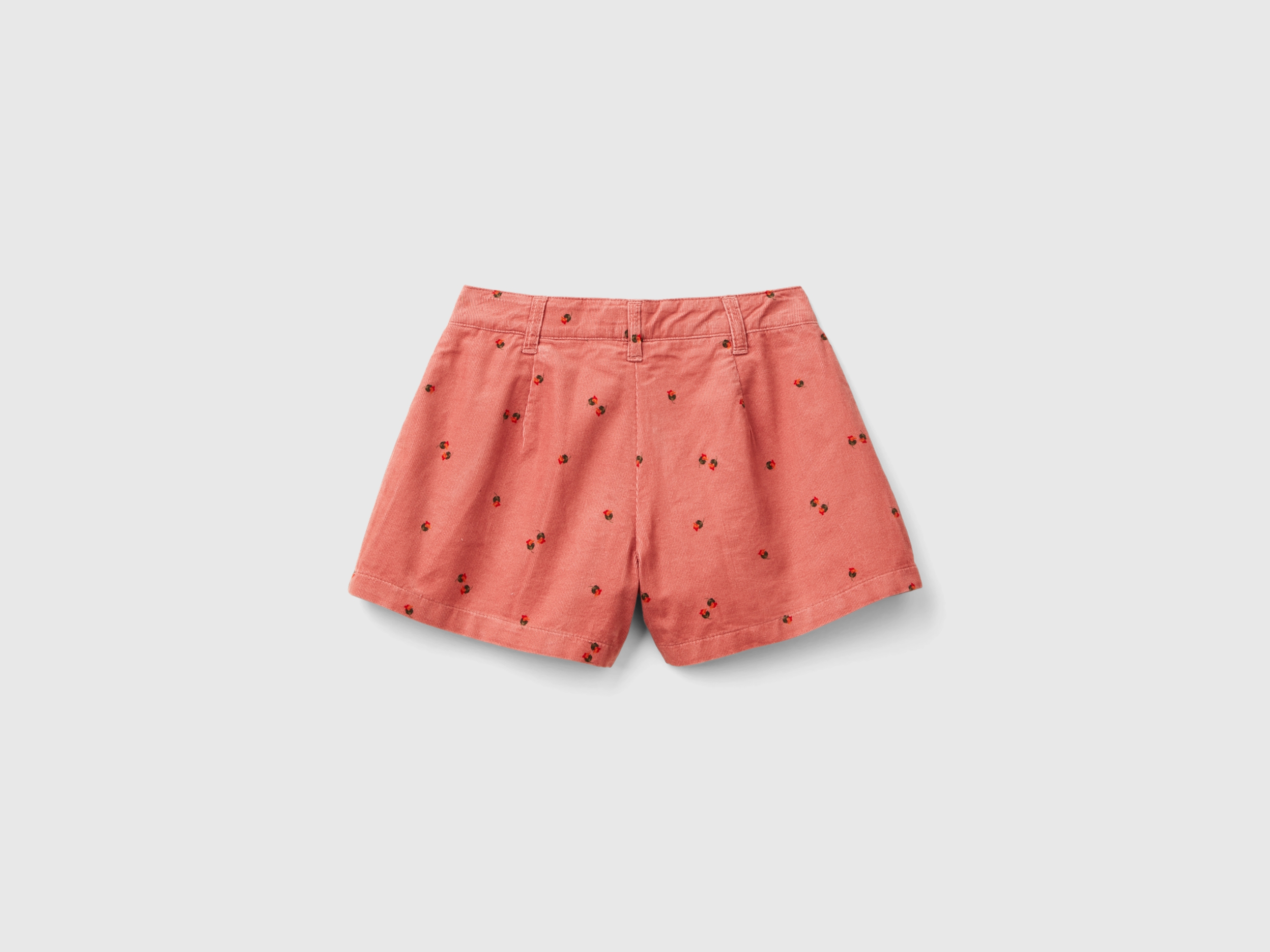 Pantalon en velours à motif roses – Image 2
