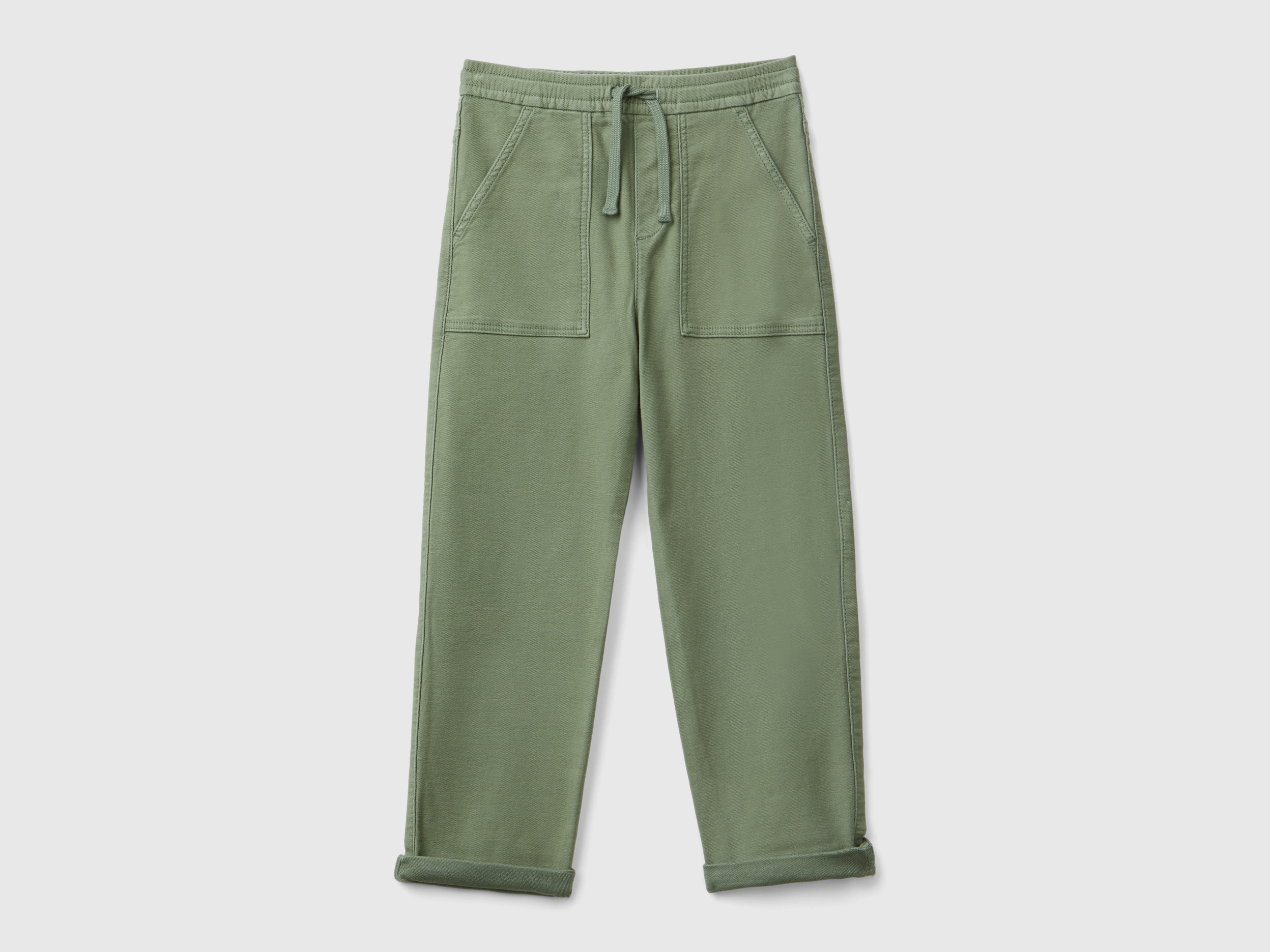 Jogging en coton mélangé à cordon de serrage Jogging en coton mélangé à cordon de serrage