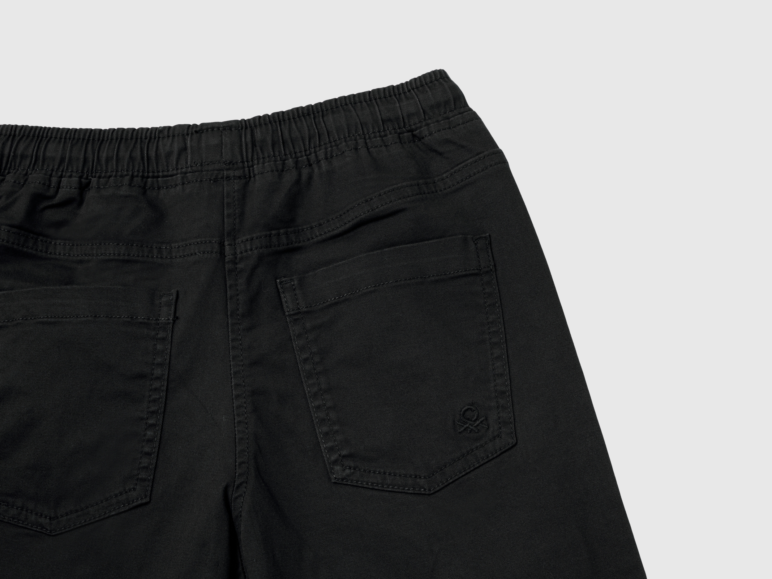 Pantalon de jogging en coton stretch avec coulisse – Image 3