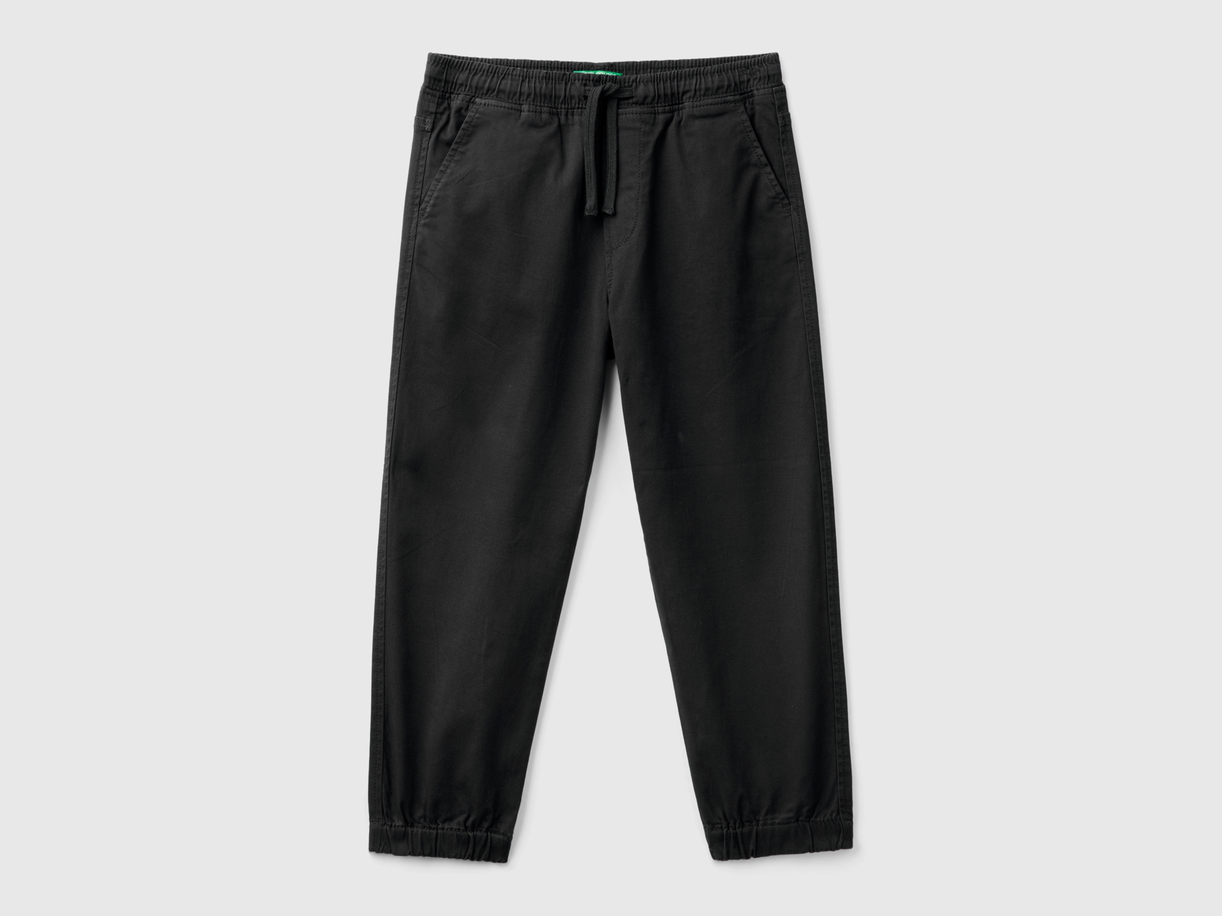Pantalon de jogging en coton stretch avec coulisse Pantalon de jogging en coton stretch avec coulisse