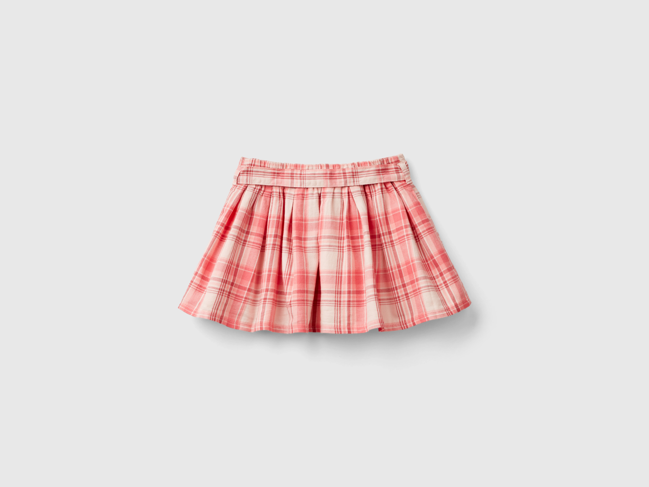 Jupe tartan avec ceinture – Image 2
