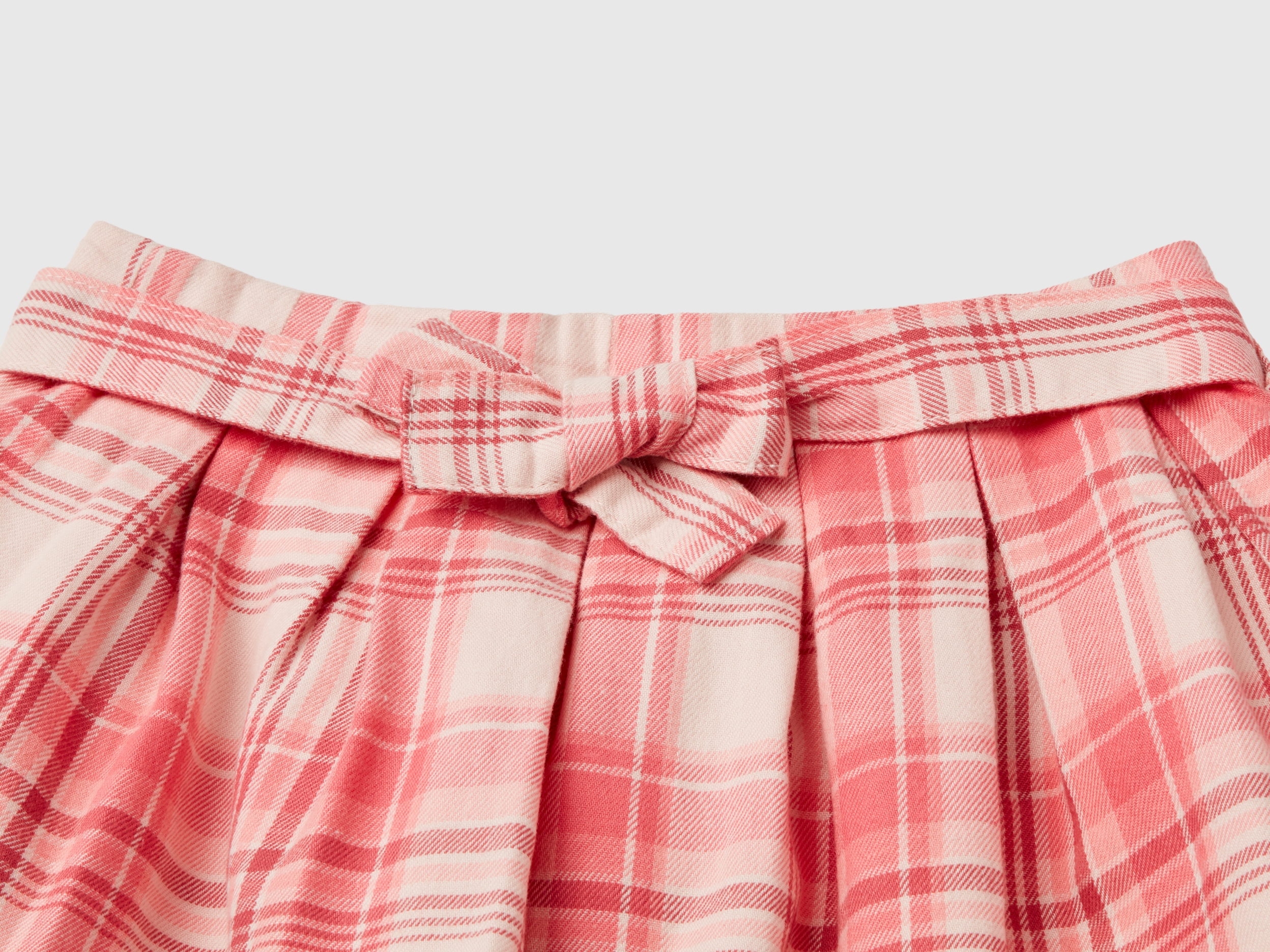 Jupe tartan avec ceinture – Image 3