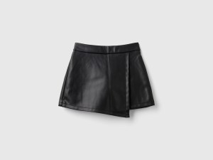 Jupe-culotte en tissu enduit Jupe-culotte en tissu enduit