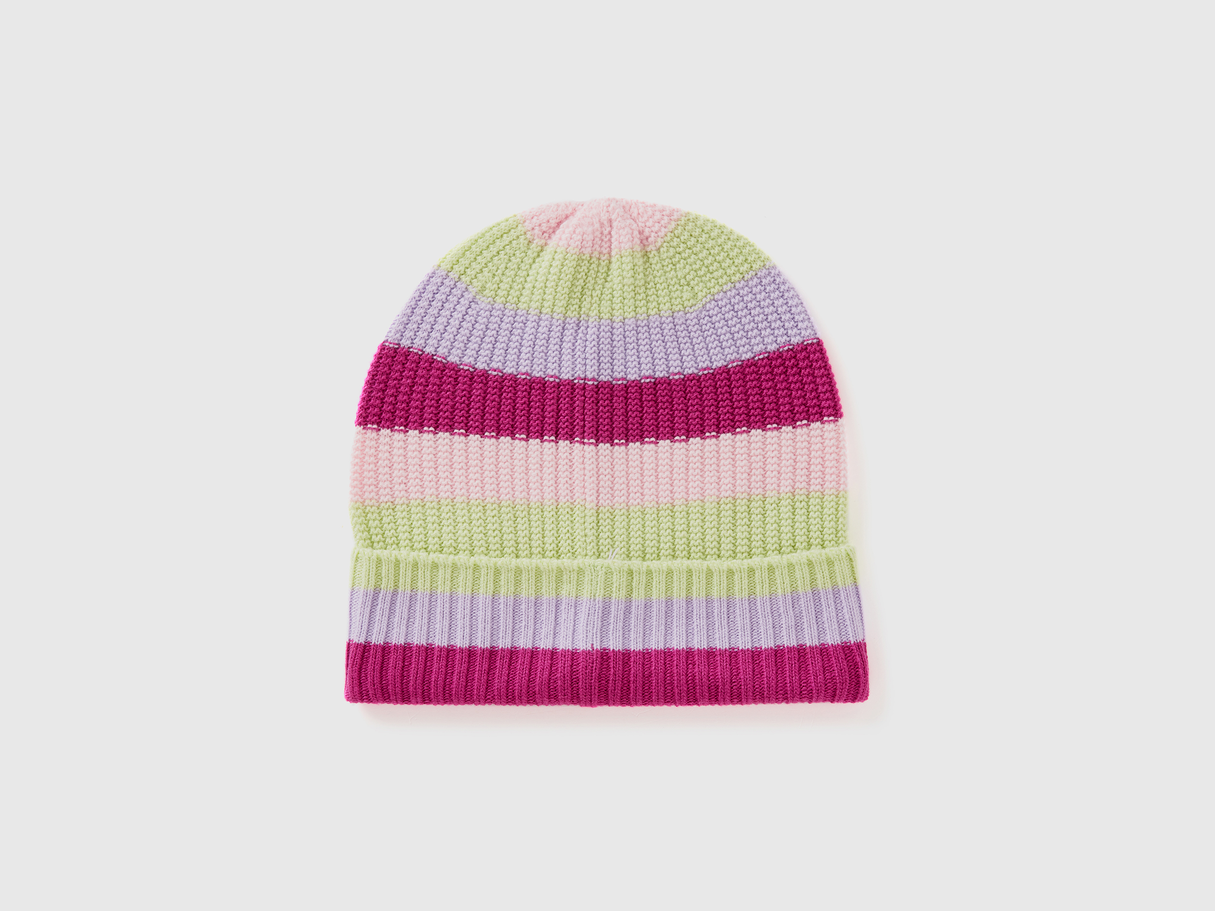 Bonnet en maille à rayures – Image 2