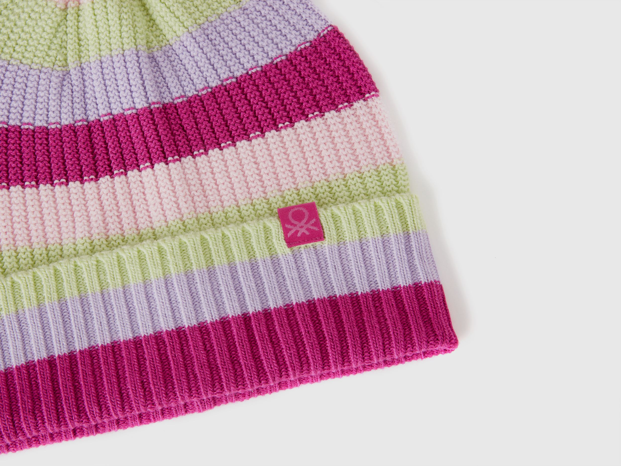 Bonnet en maille à rayures – Image 3