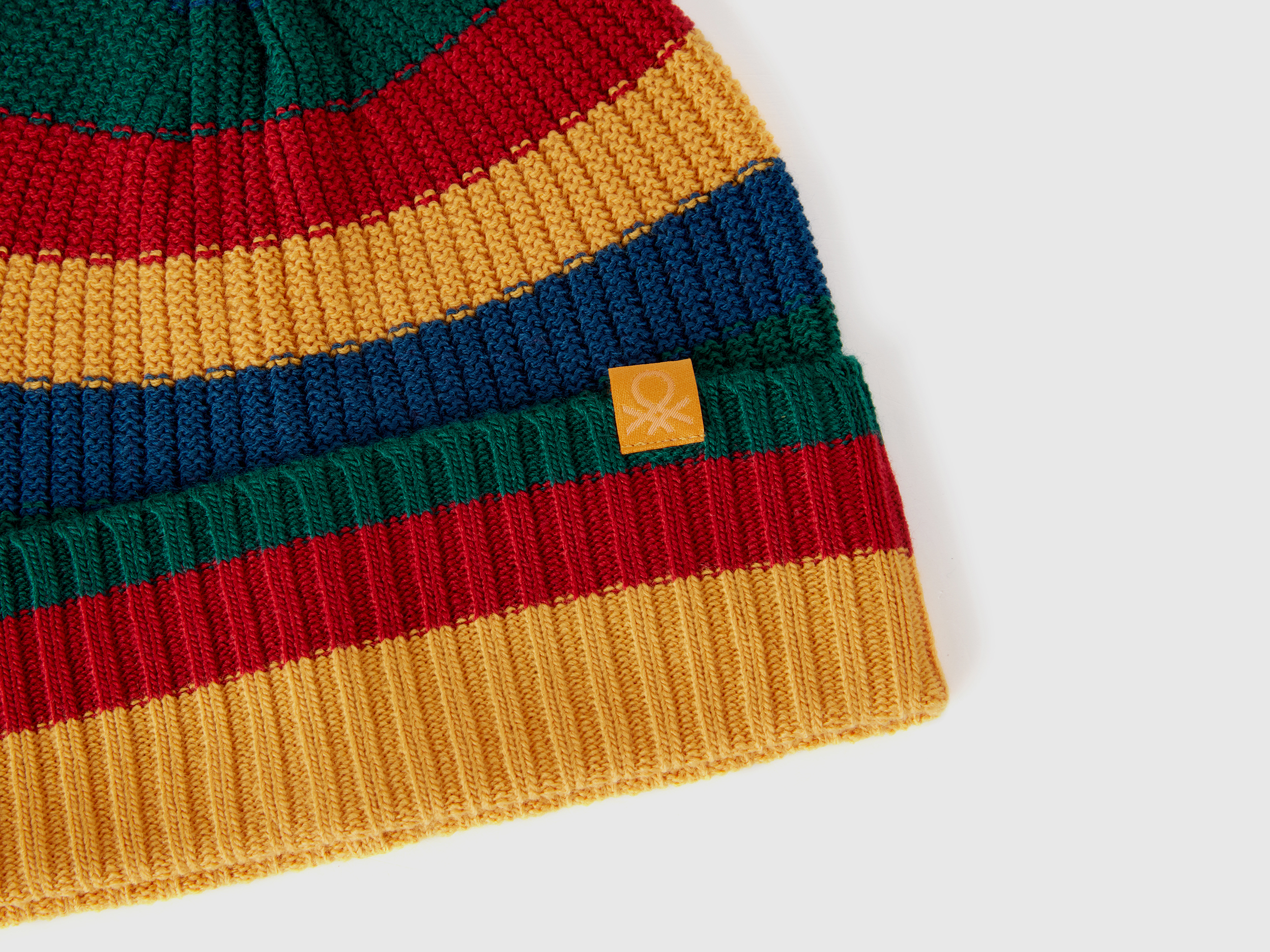 Bonnet en maille à rayures – Image 3