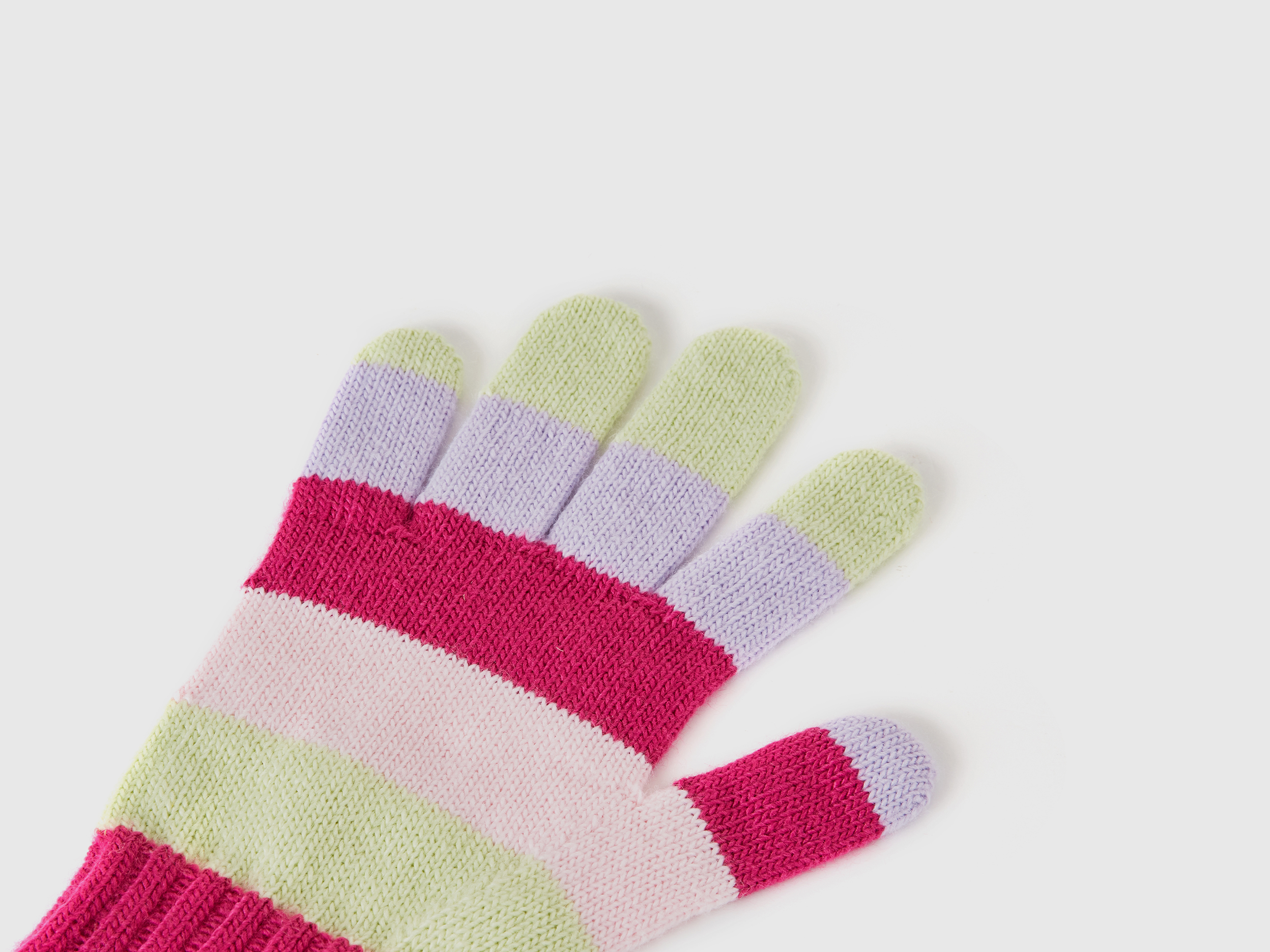 Gants en maille à rayures – Image 2