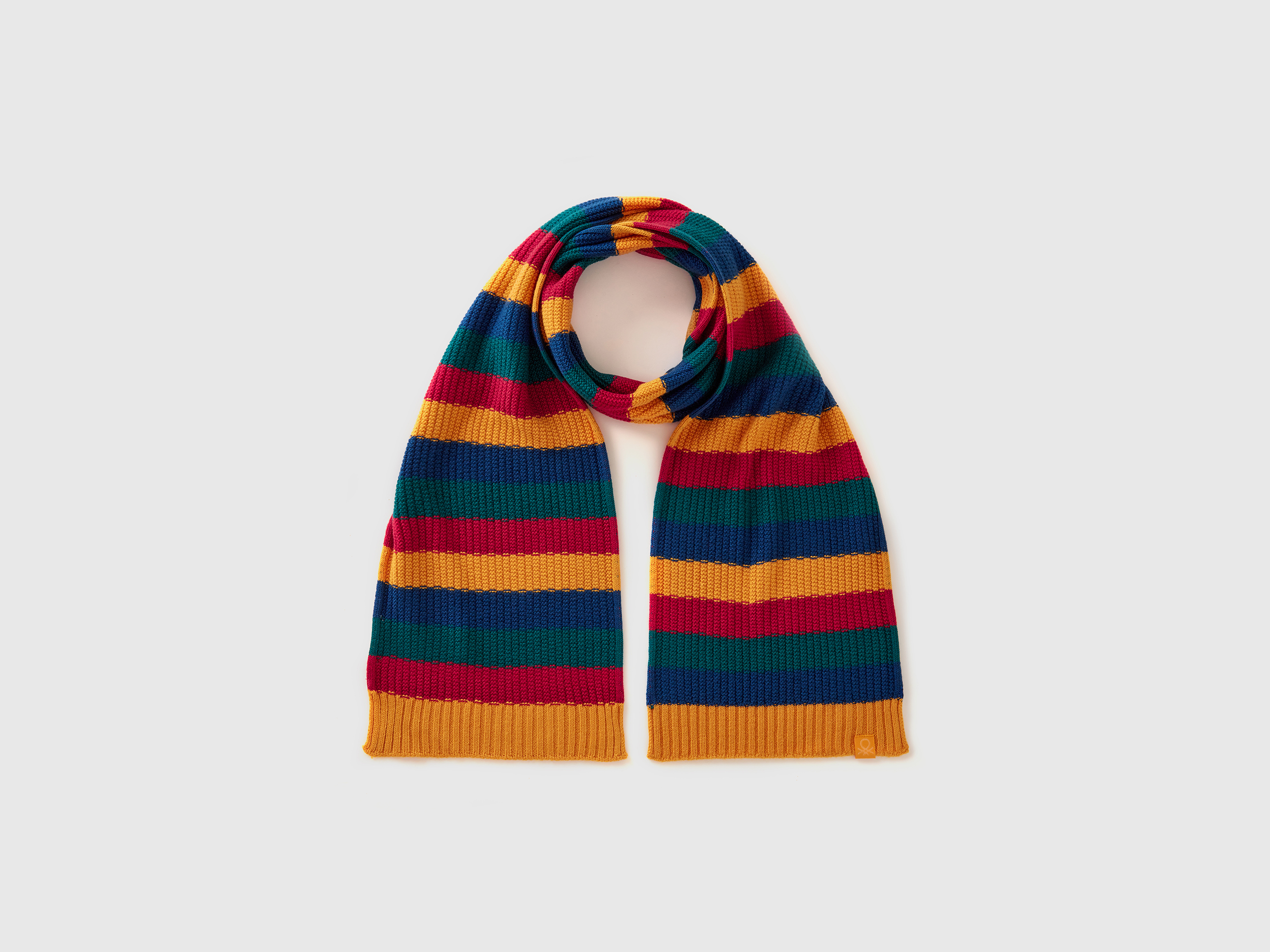 Écharpe en maille à rayures Écharpe en maille à rayures