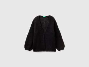 Gilet oversize en laine mélangée Gilet oversize en laine mélangée