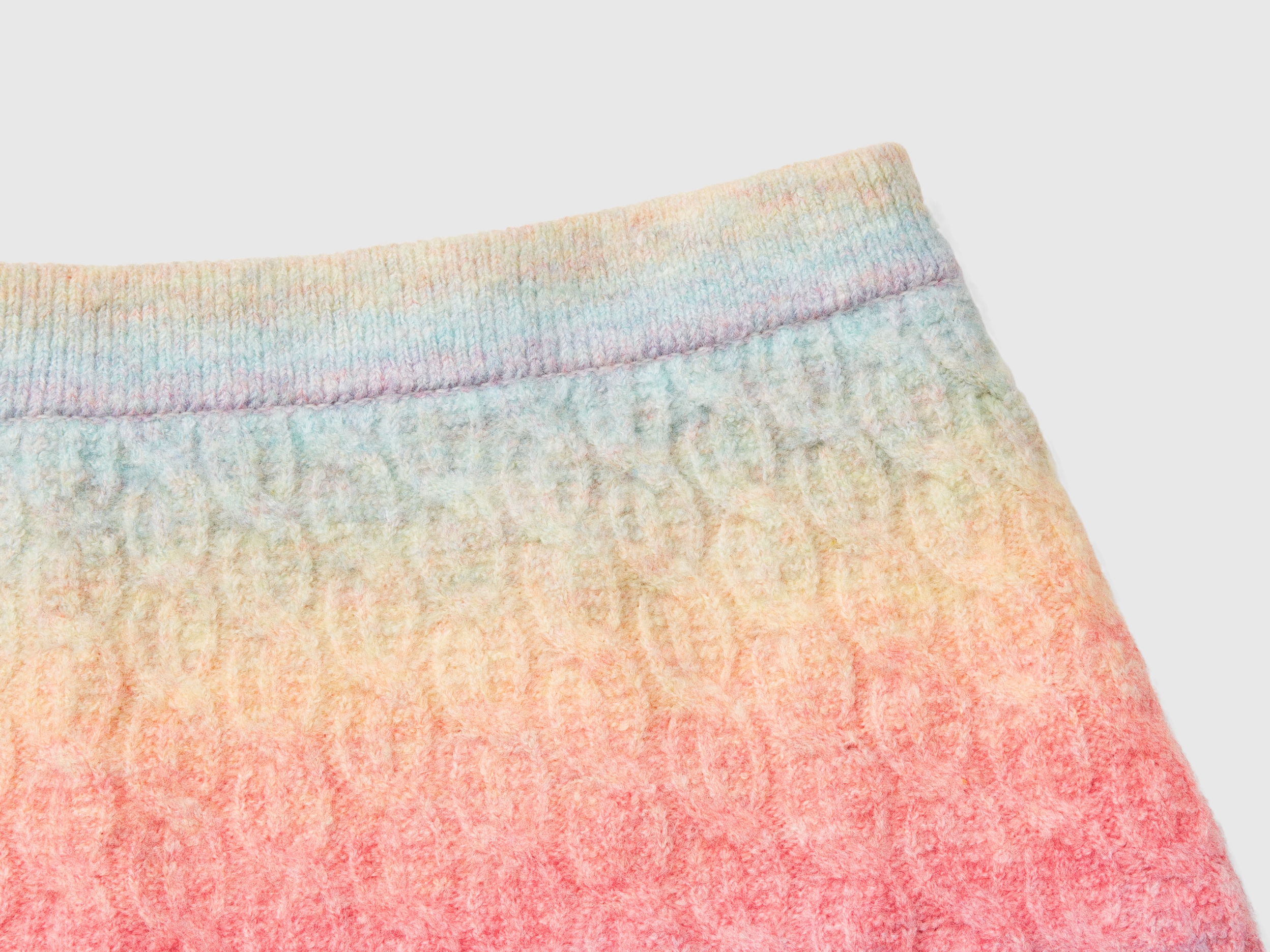 Mini-jupe multicolore torsadée – Image 3