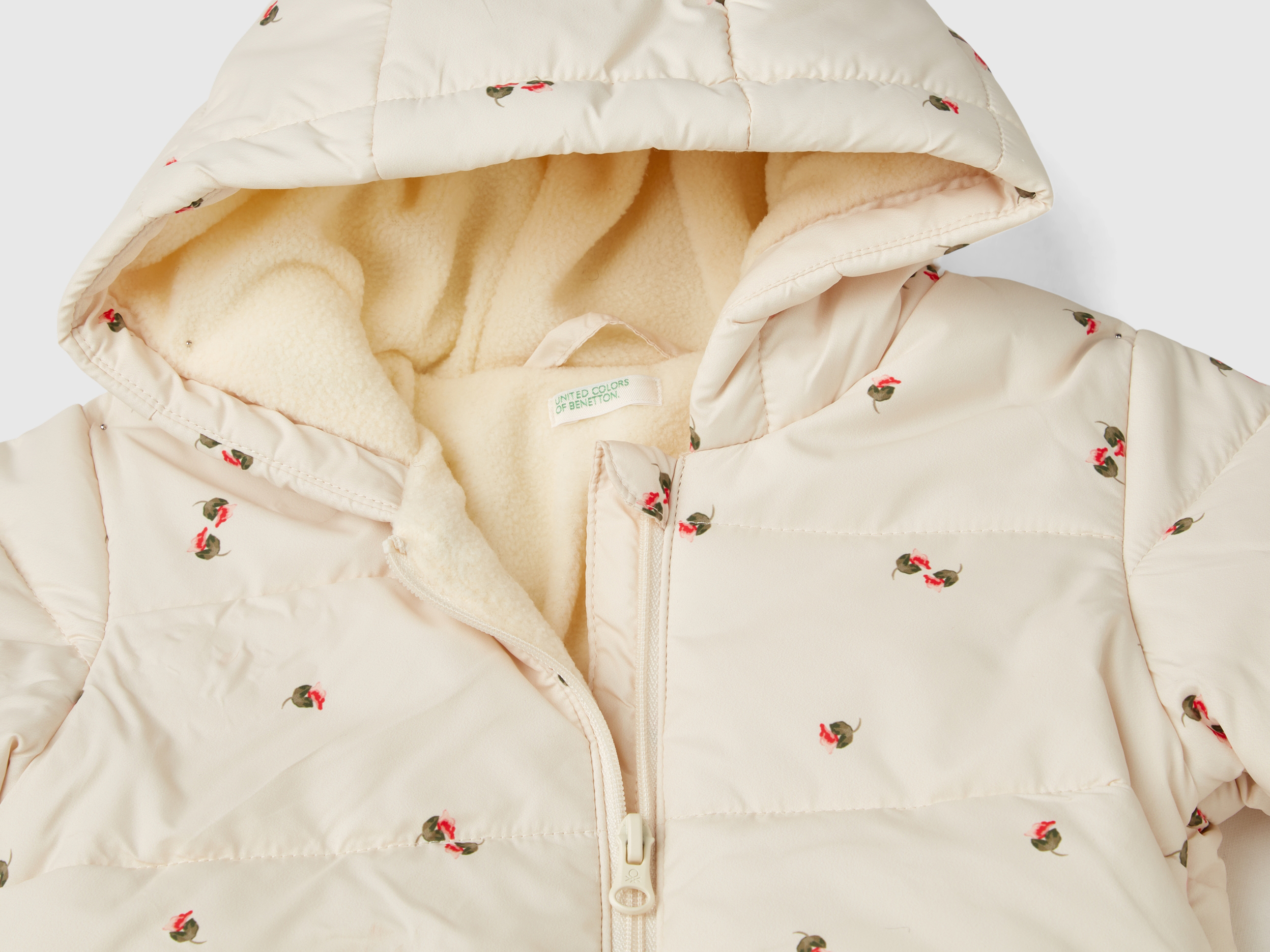 Blouson zippé à capuche et motif – Image 3