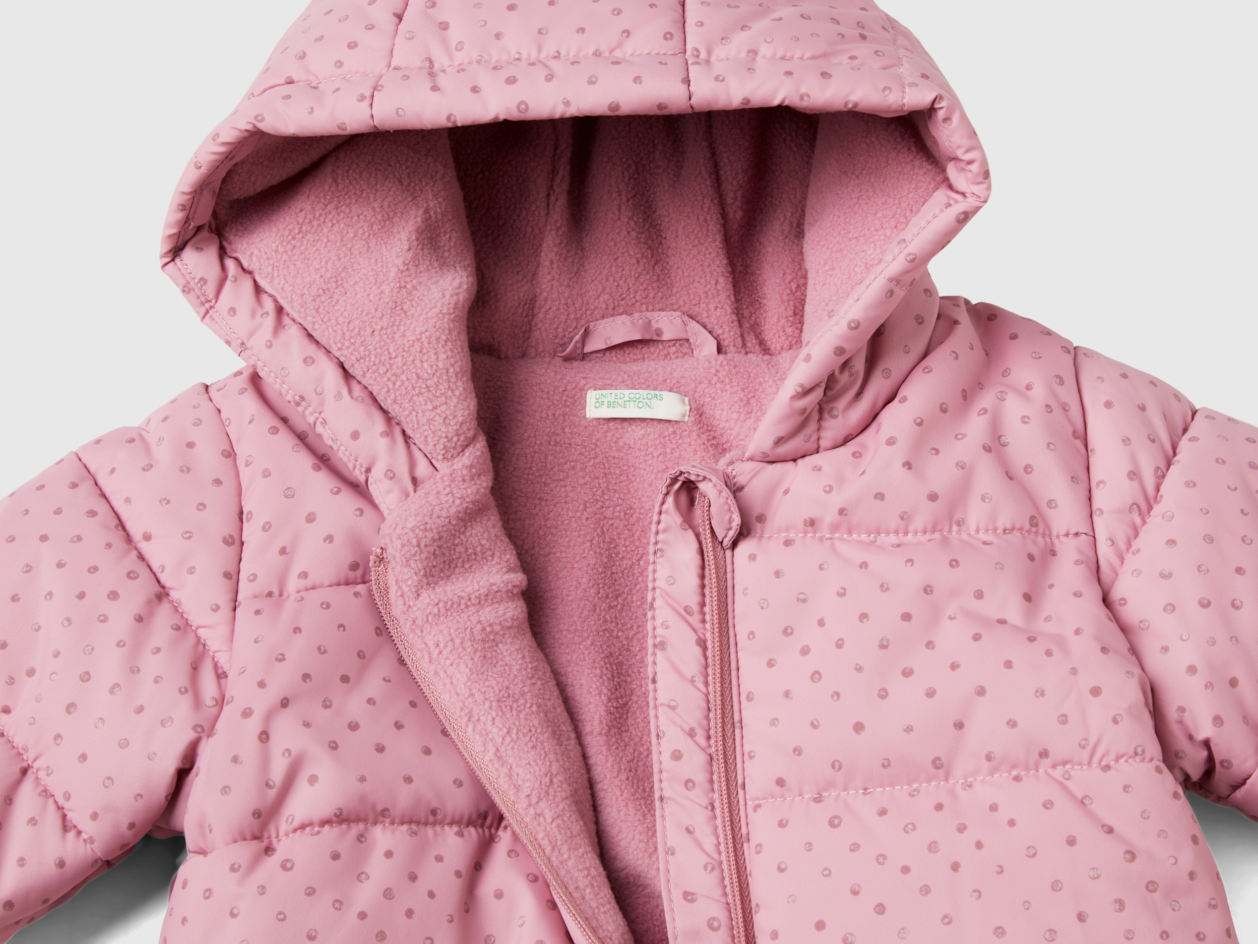 Blouson zippé à capuche et motif – Image 3