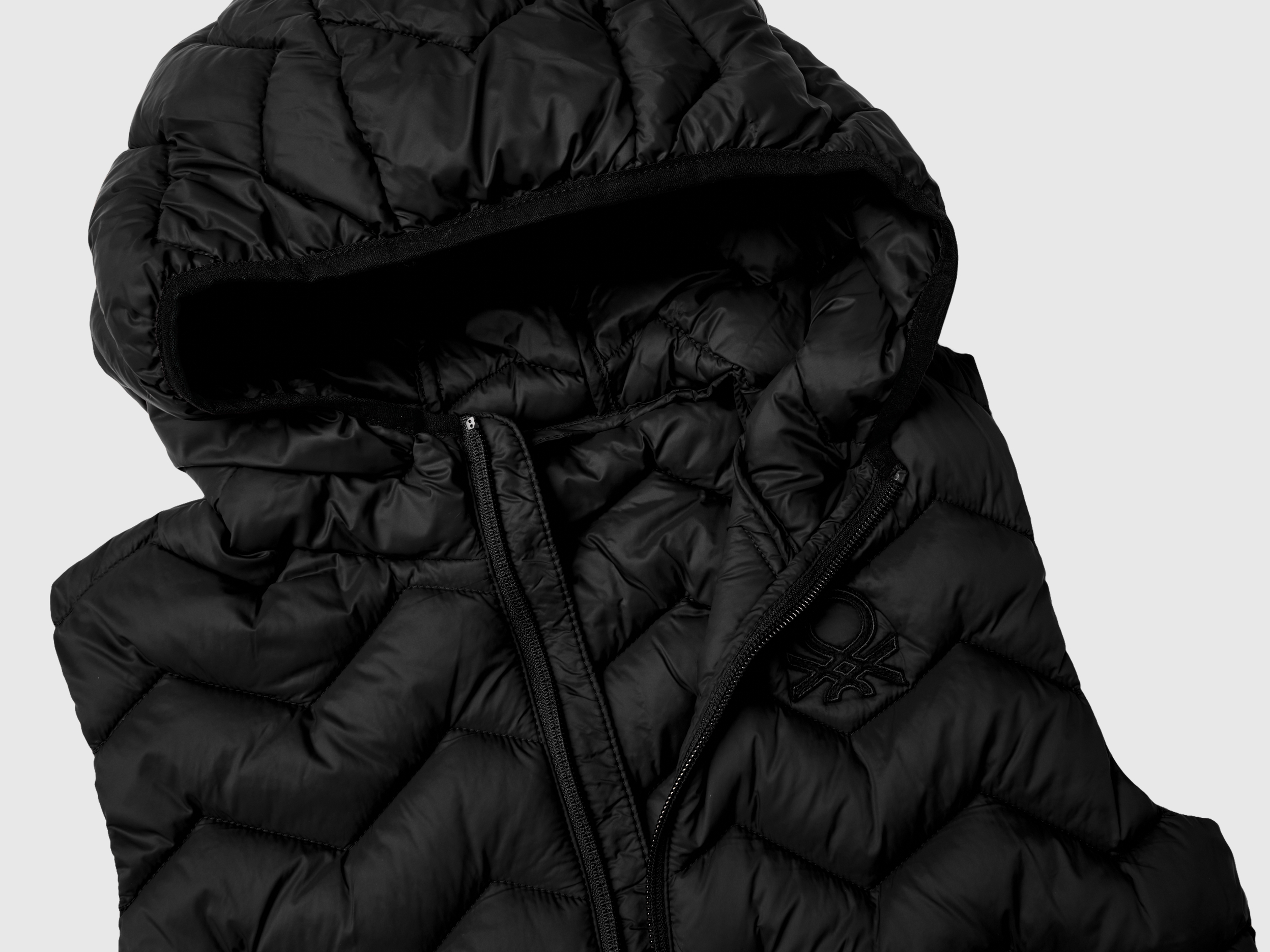 Veste sans manches rembourrée à capuche – Image 3