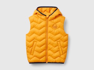 Veste sans manches rembourrée à capuche Veste sans manches rembourrée à capuche