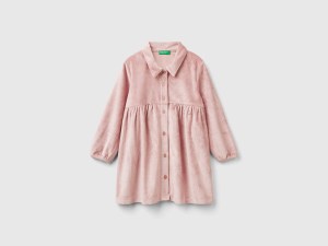 Robe à col en chenille Robe à col en chenille