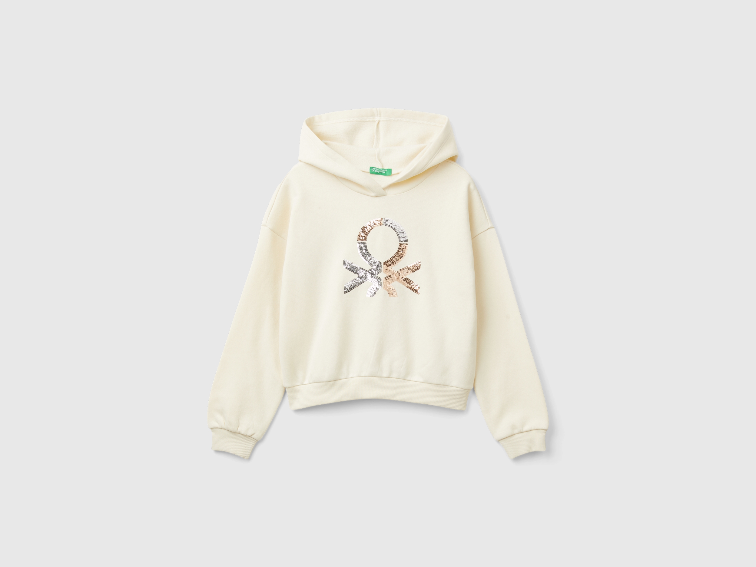 Sweat-shirt avec capuche et paillettes Sweat-shirt avec capuche et paillettes