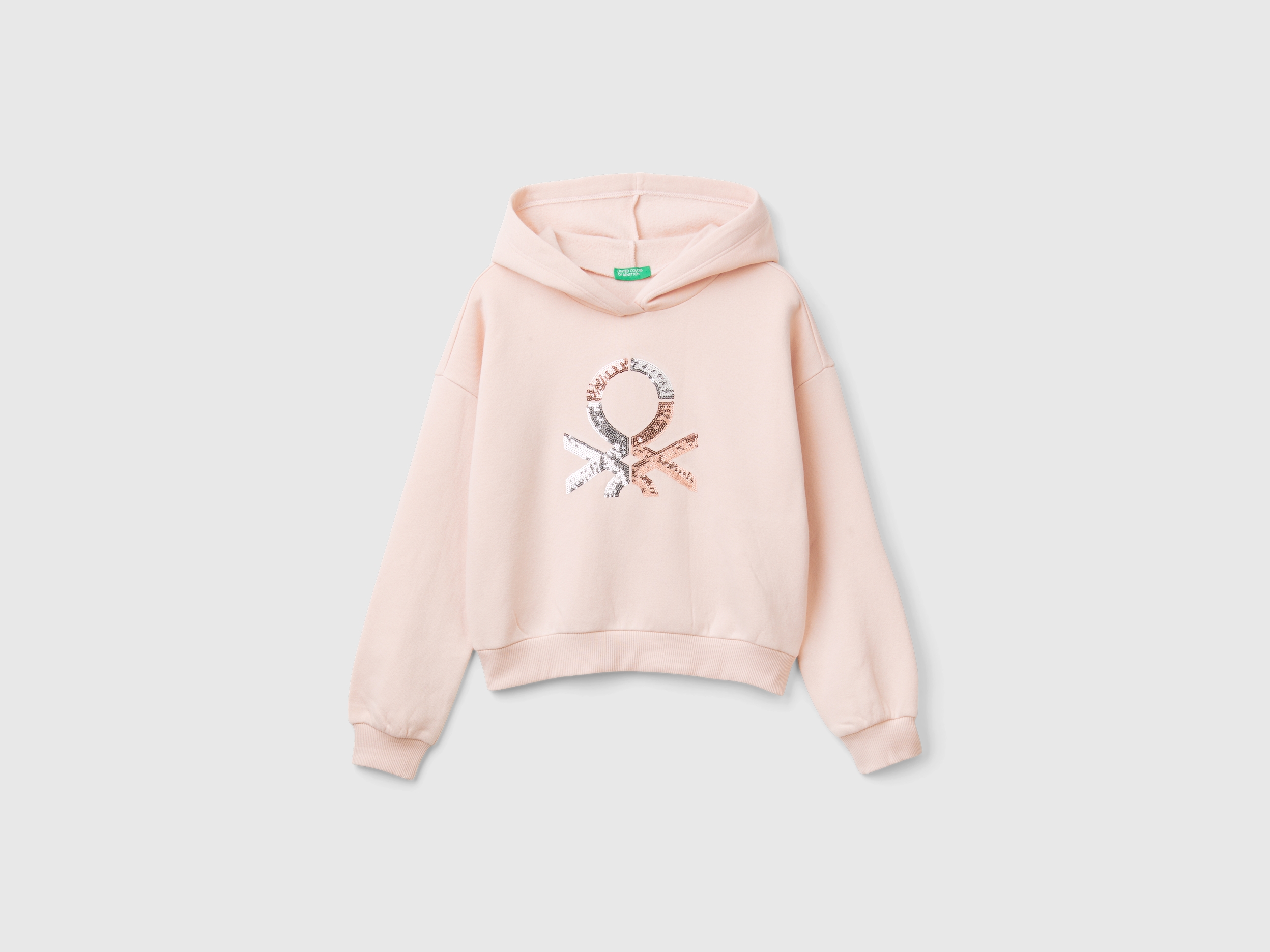Sweat-shirt avec capuche et paillettes Sweat-shirt avec capuche et paillettes