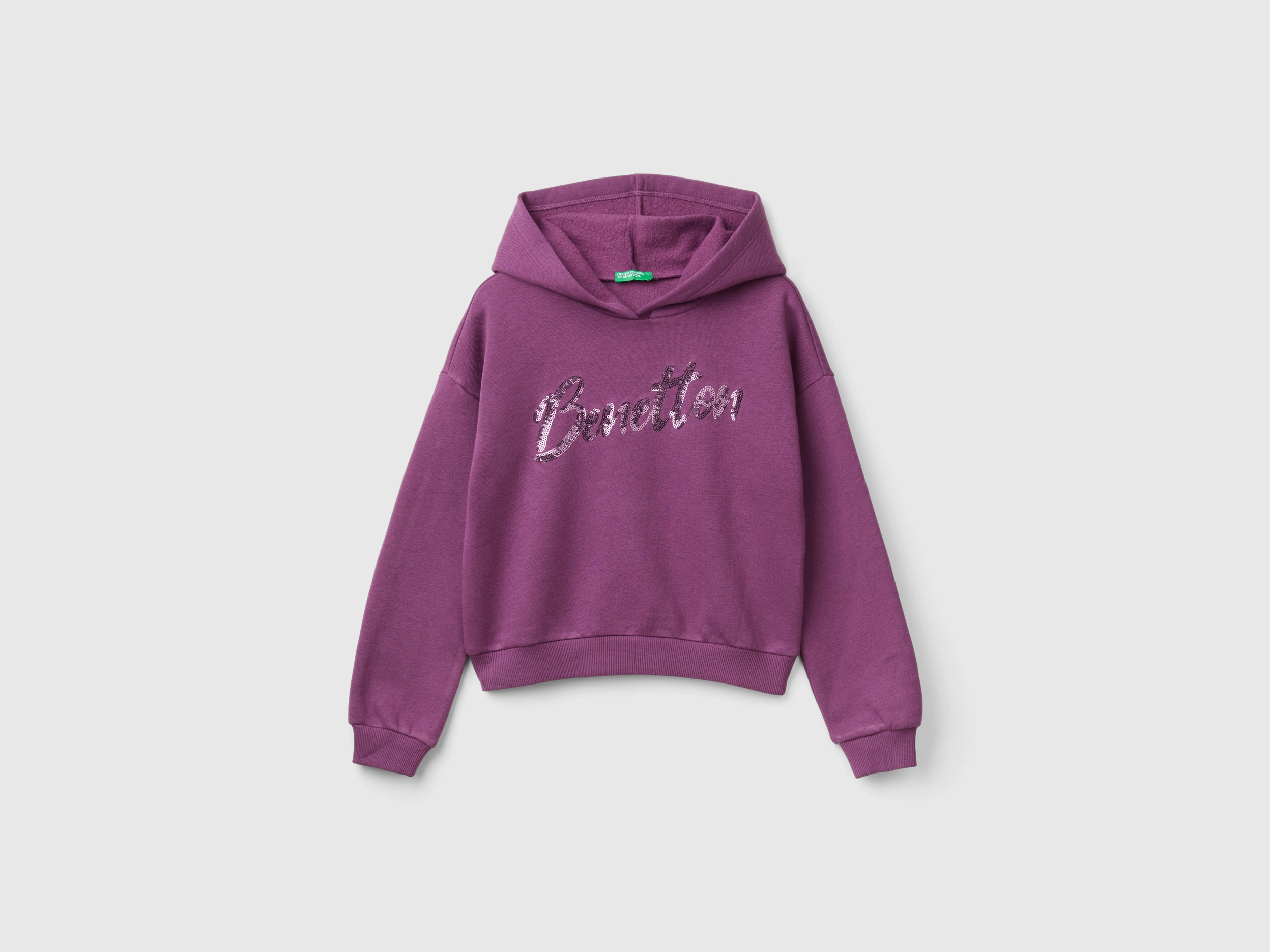 Sweat-shirt avec capuche et paillettes Sweat-shirt avec capuche et paillettes